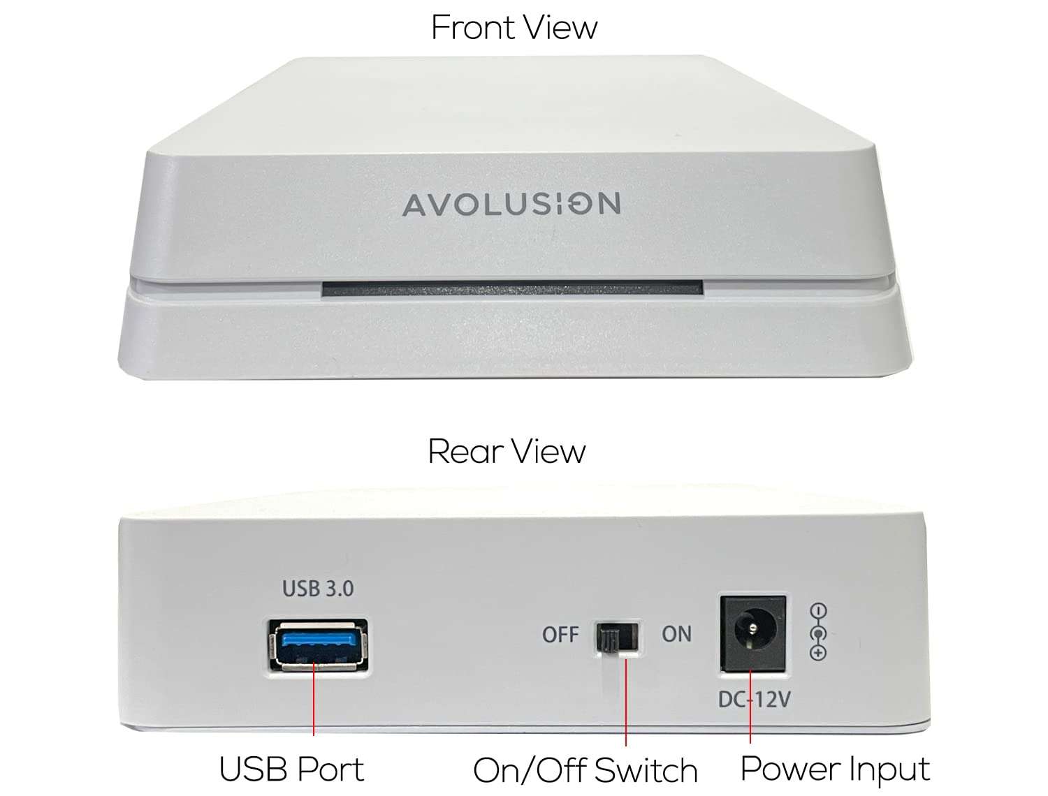 Avolusion HDDGear Pro 8TB 7200RPM USB 3.0 External Gaming Hard Drive (for PS5) White (Renewed) - Image 4