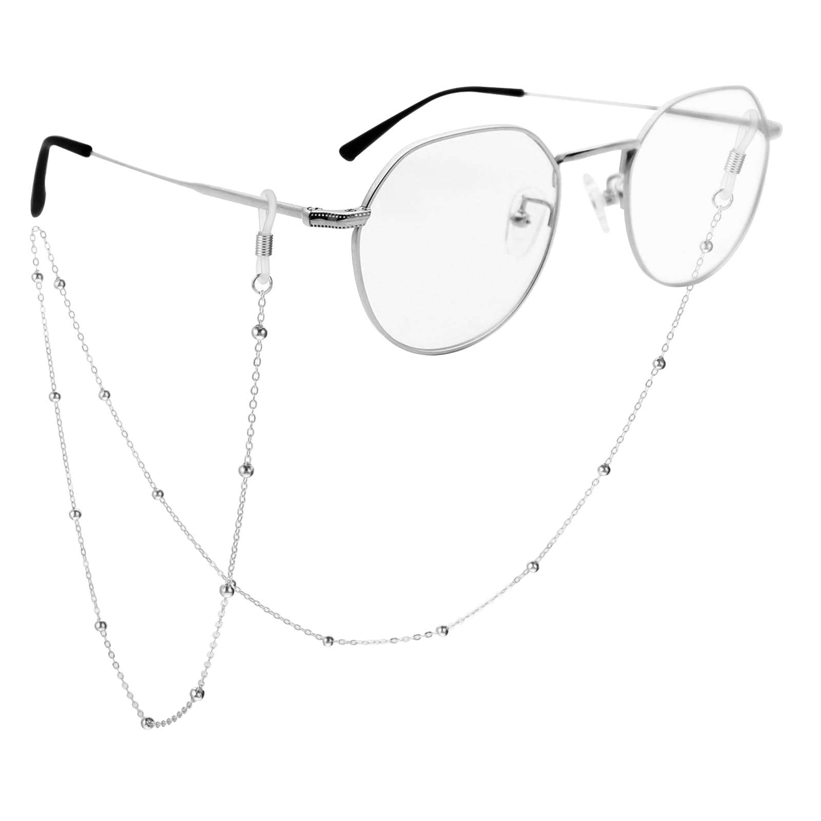 WLLHYF Eyeglass Chains Women Beaded Cute Glass Cord Frames Lanyard String Necklace Stylish Sunglasses Strap Prevent Loss - Image 1