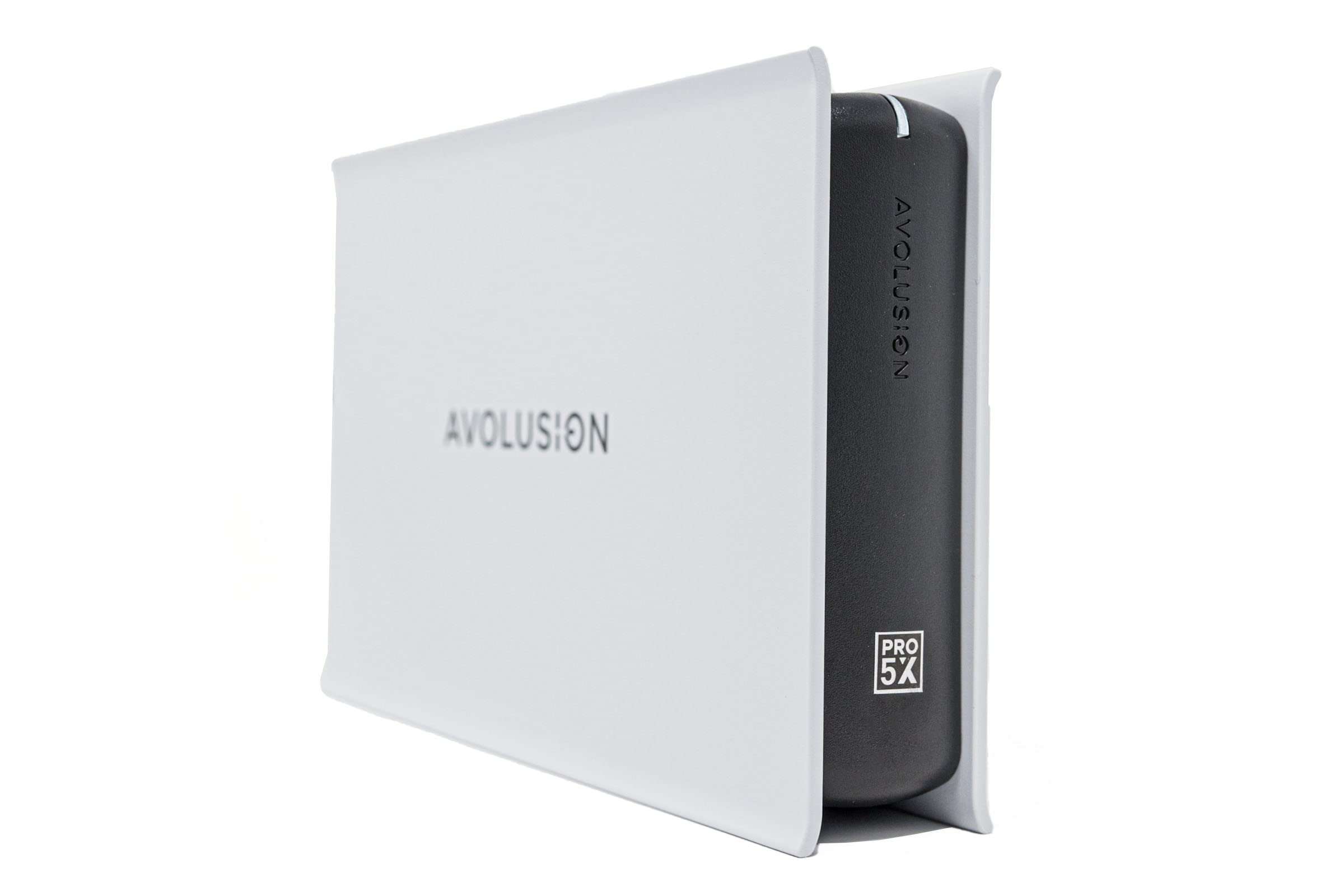 Avolusion PRO-5X (White) 8TB USB 3.0 External Gaming Hard Drive for PS5 / PS4 Game Console (Renewed) - Image 1