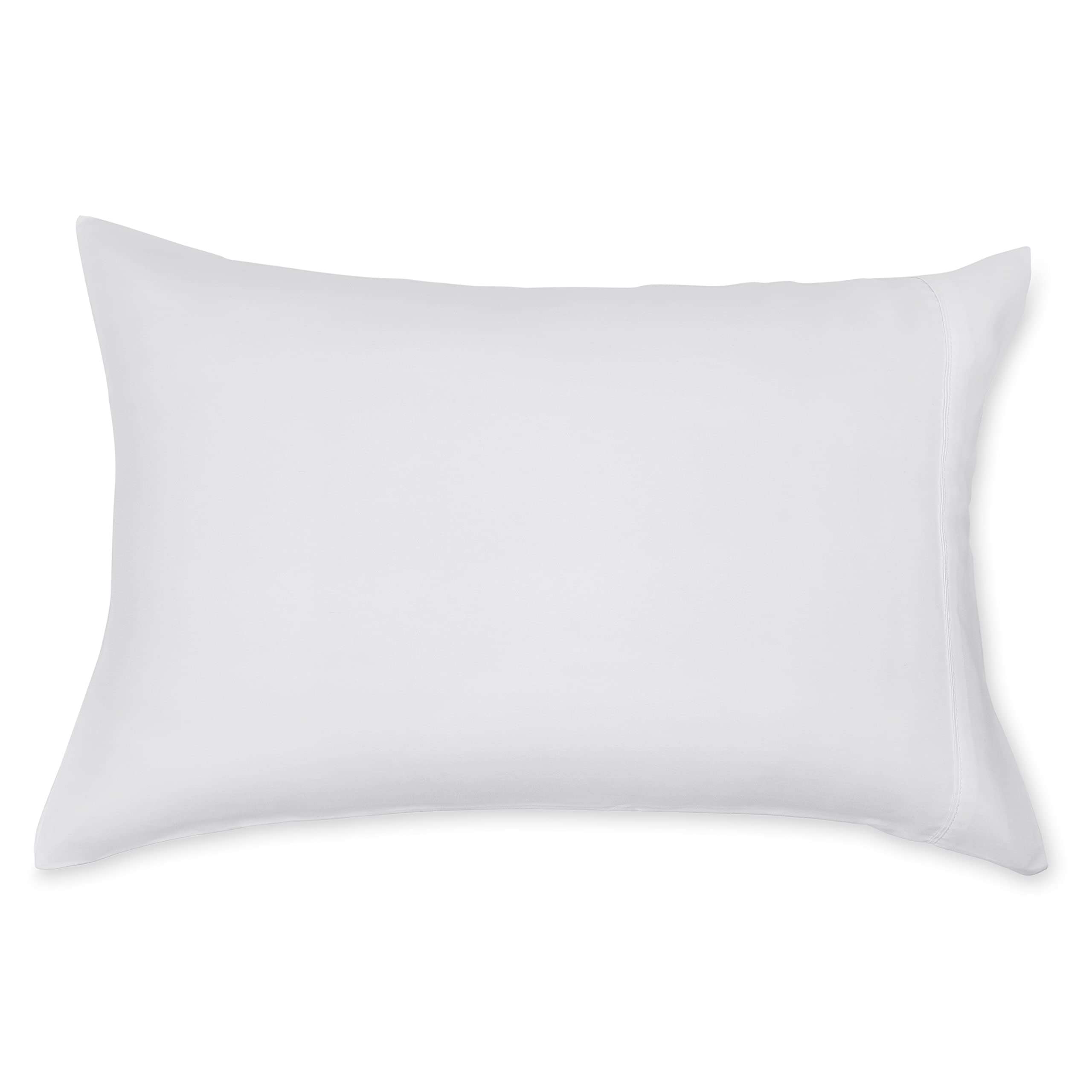 Amazon Basics Standard Pillow Cases Set of 2 - Lightweight, Super Soft Easy Care Microfiber, Bright White, 30" L x 20" W, Pillows Not Included - Image 4