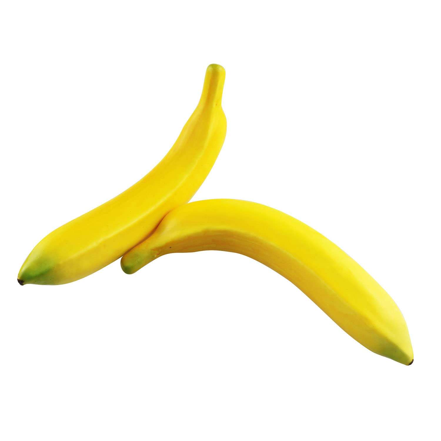 TAODAN 6pcs Fake Banana Artificial Yellow Bananas 7.8" Foam Simulated Simulation Fruit Model Decorative Food Home Party Decor - Image 3