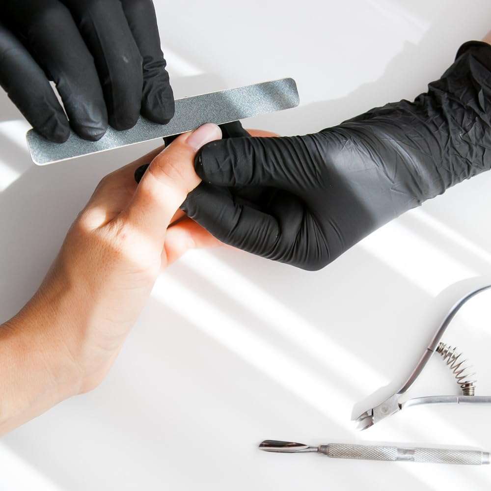 ForPro Disposable Nitrile Gloves, Chemical Resistant, Powder-Free, Latex-Free, Non-Sterile, Food Safe, 4 Mil, 100-Count - Image 7