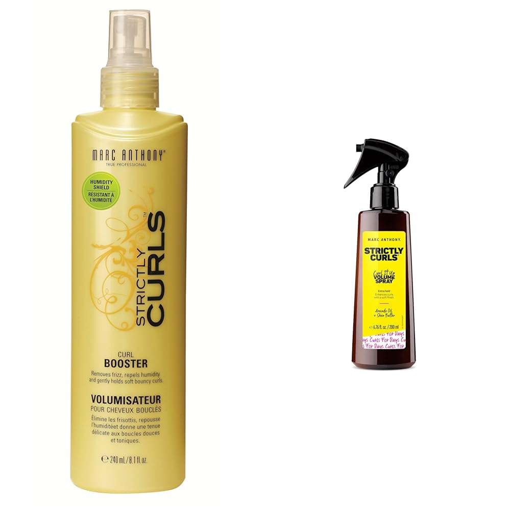 Marc Anthony Strictly Curls Curl Booster & Volume Boost Spray Bundle, 8.1 Fl Oz & 6.8 Fl Oz - Image 1