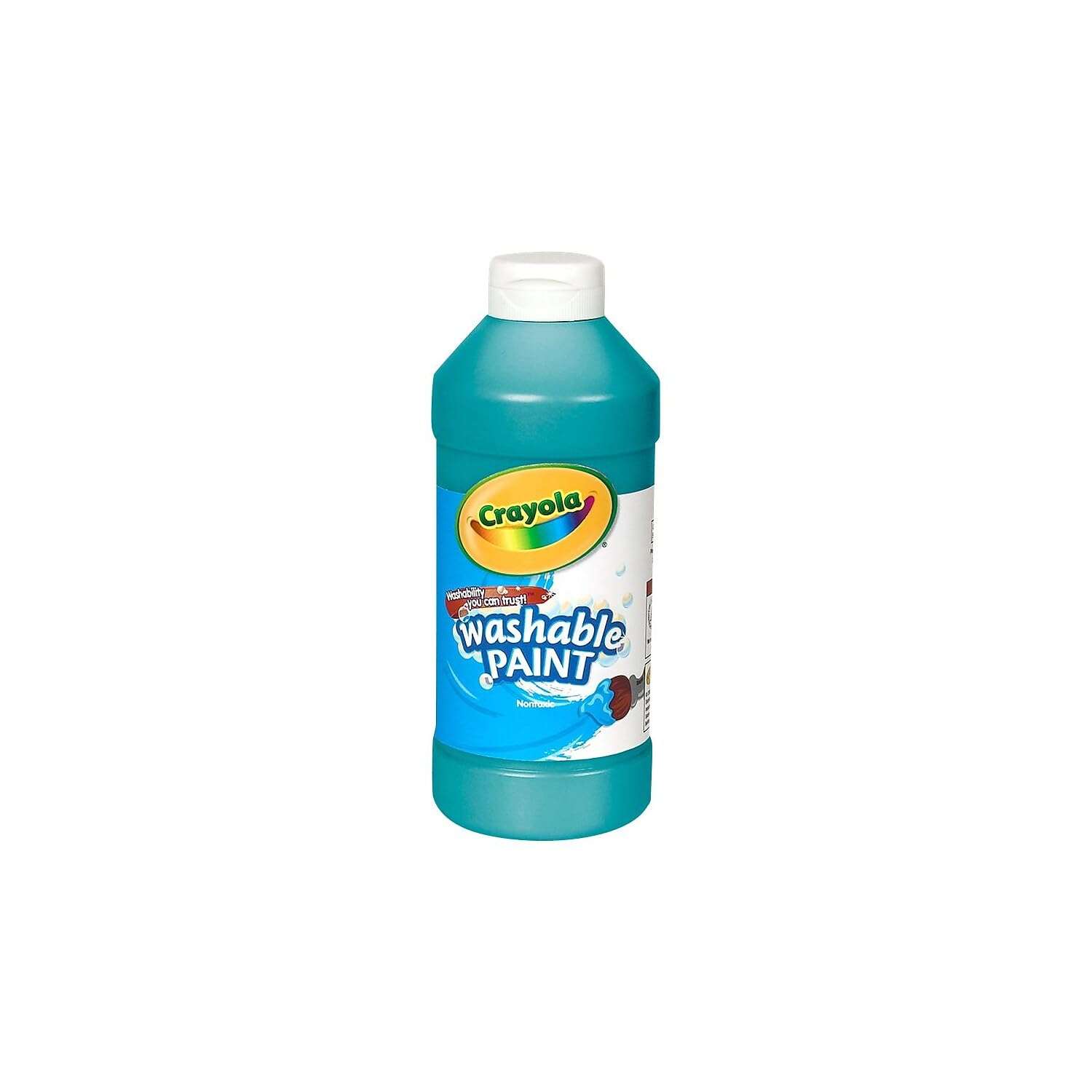 Crayola Washable Paint for Kids (12ct), Teacher Supplies, School Classroom Must Have, Bulk Paint Set, Nontoxic Kids Arts & Crafts Essentials, 16 Oz - Image 3
