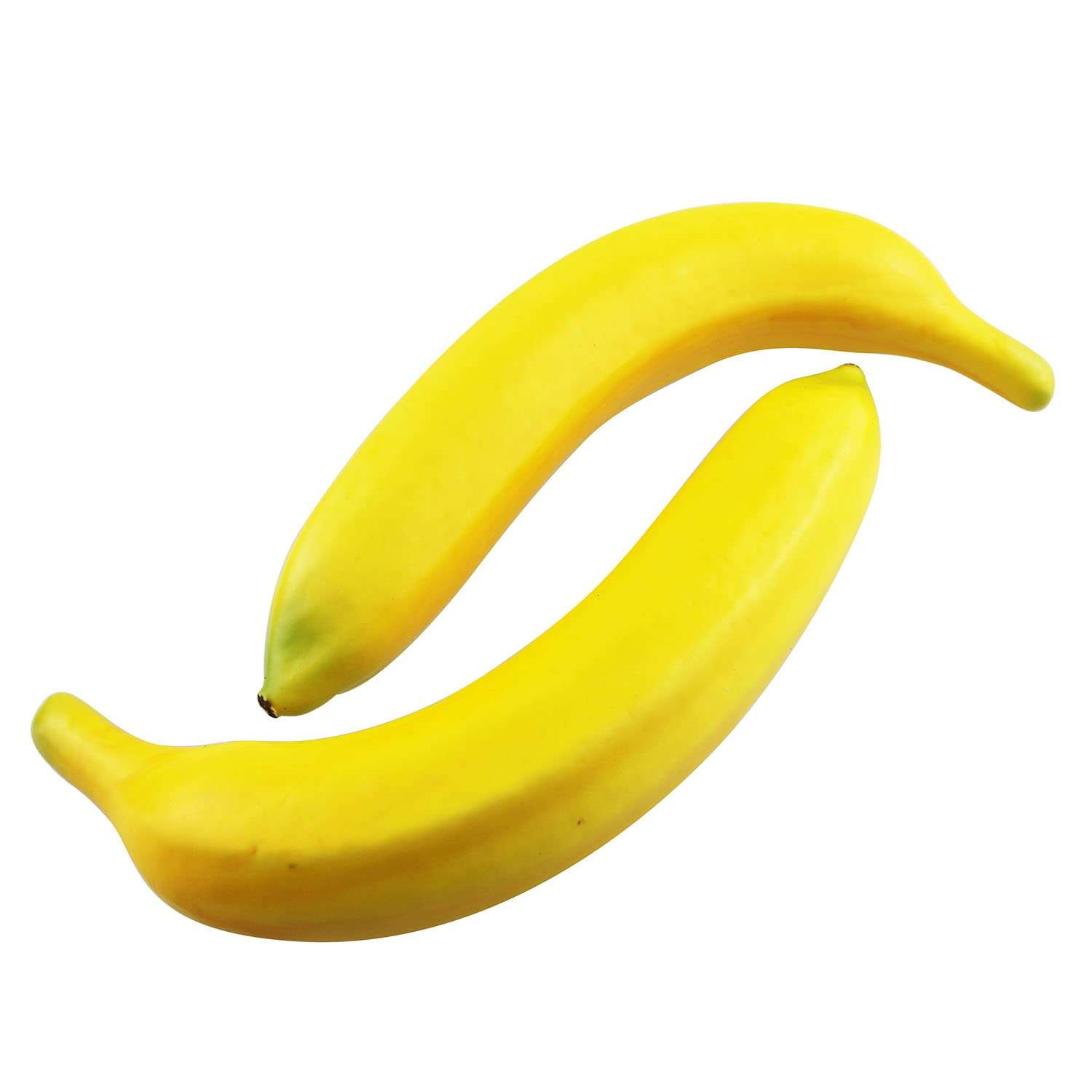 TAODAN 6pcs Fake Banana Artificial Yellow Bananas 7.8" Foam Simulated Simulation Fruit Model Decorative Food Home Party Decor - Image 4