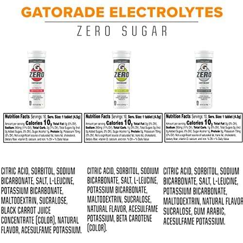 Gatorade Zero Tablets, Variety Pack (Pack of 40) - Image 7