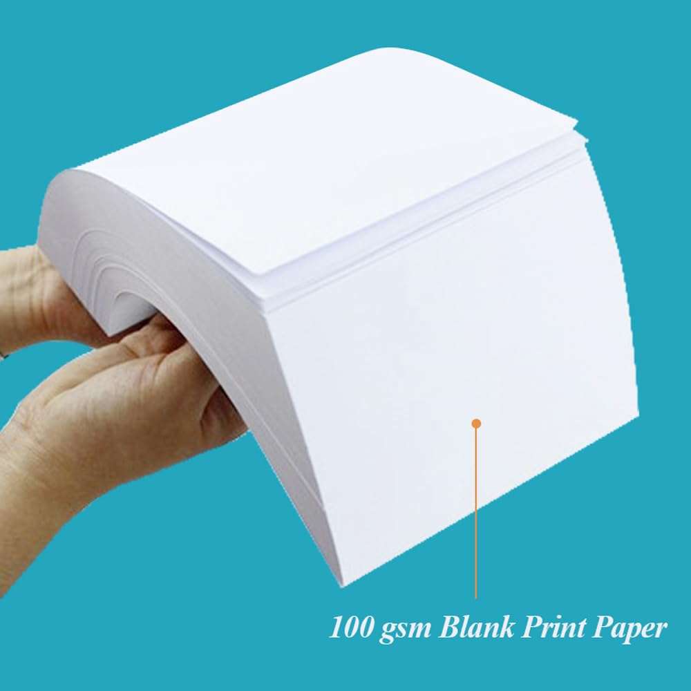(3-Pack) 11" x 17" Blank Print Paper, 135Sheets/270Pages Blank Loose-Leaf Paper, DIY Template Printing in Office, 100gsm Blank Paper - Image 4