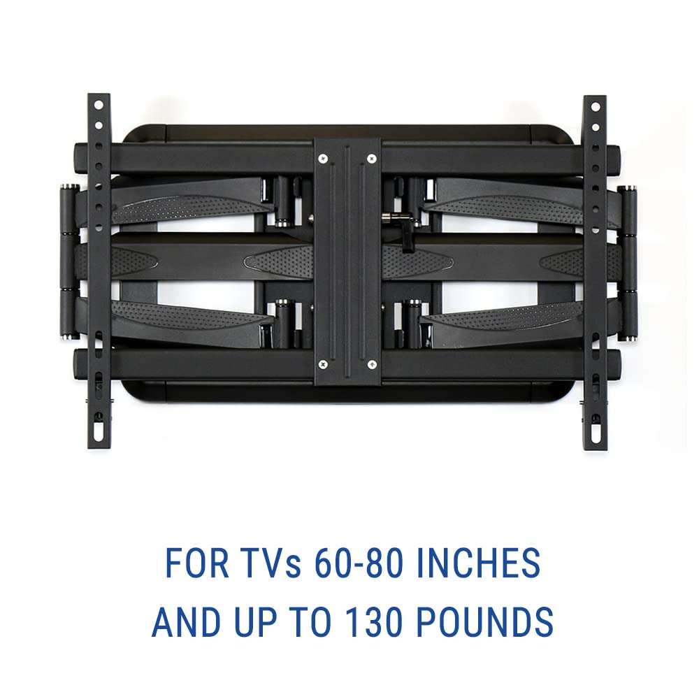 WeatherMounts WM460 Full Motion Outdoor TV Mount | Marine Grade 316 Stainless Steel Weatherproof TV Mount for 60"-80" TVs - Image 3