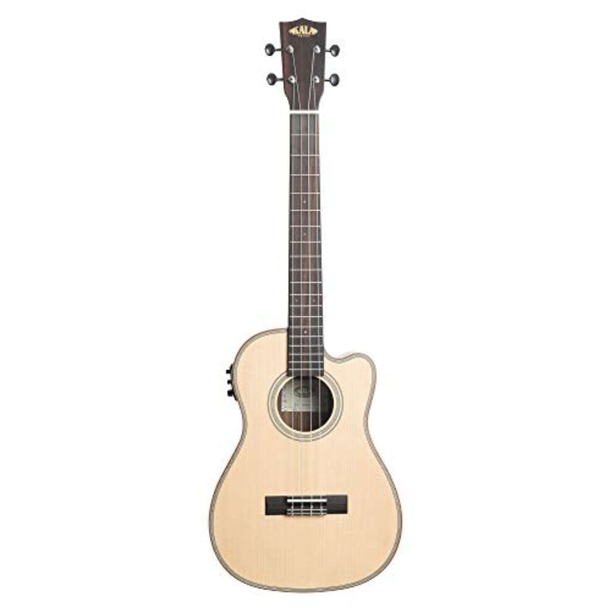 Solid Spruce Striped Ebony Baritone Cutaway w/EQ - Image 4