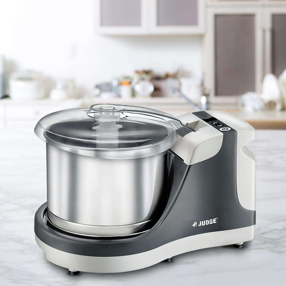 Judge By Prestige Table Top 2 Liter Wet Grinder with Coconut Scraper and Atta Kneader Attachments [110 Volts, 200 Watts] - Image 2