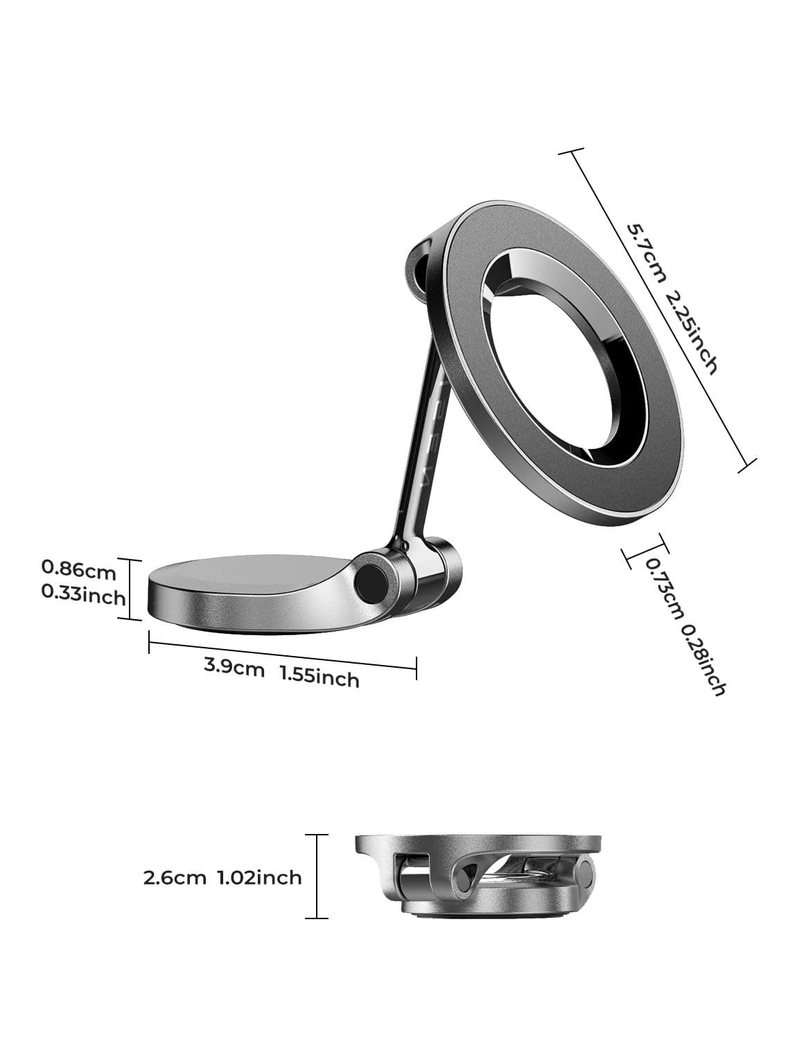 LISEN for Magsafe Car Mount, Ultra Magnetic Phone Holder for Car Dashboard, 17X Stability Car Accessories for iPhone 16 Pro Max,Gifts for Men Women Him Her, Fit for iPhone16 Pro/Pro Max 15 14 13 12 - Image 9