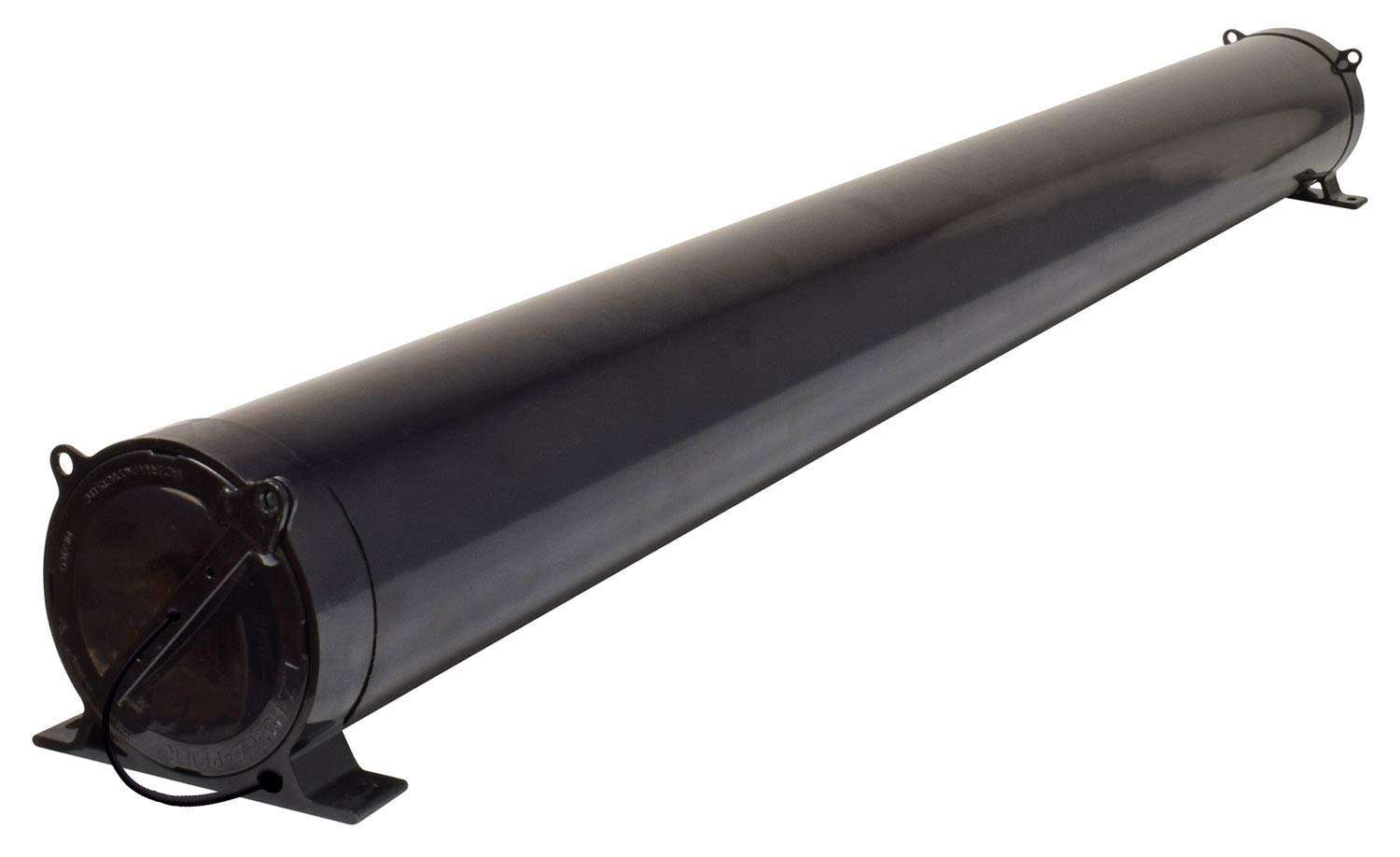 Valterra A04-5094BK RV Adjustable EZ Hose Carrier with Lockable Door Cap, Black - Image 2