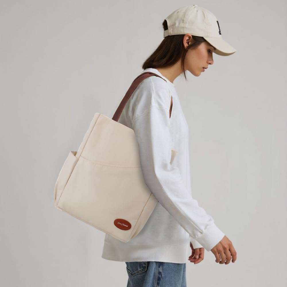 LUZZ Pickleball Tote Bag for Women with Pickleball Handbag 2 Paddle Compartment Front and behind Pockets Fashion Sport Tote - Image 2
