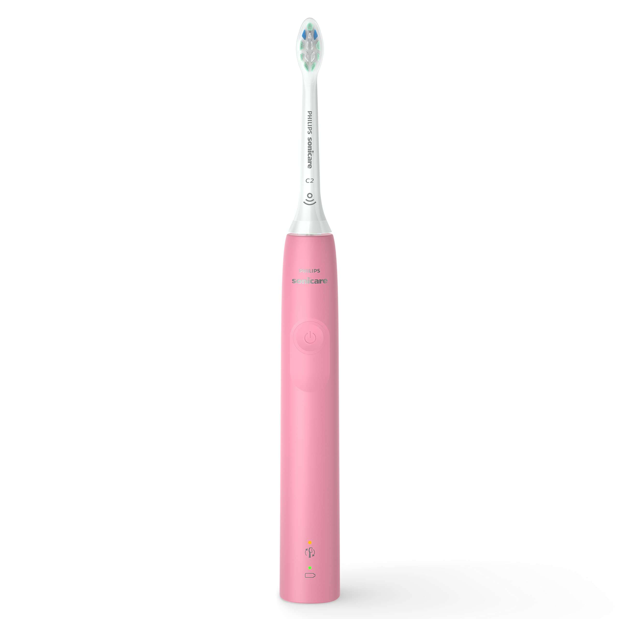 Philips Sonicare 4100 Rechargeable Electric Toothbrush, with Pressure Sensor, 2 Intensity Settings, SmarTimer and QuadPacer, 14-Day Battery Life, Deep Pink, Model HX3681/26 - Image 10