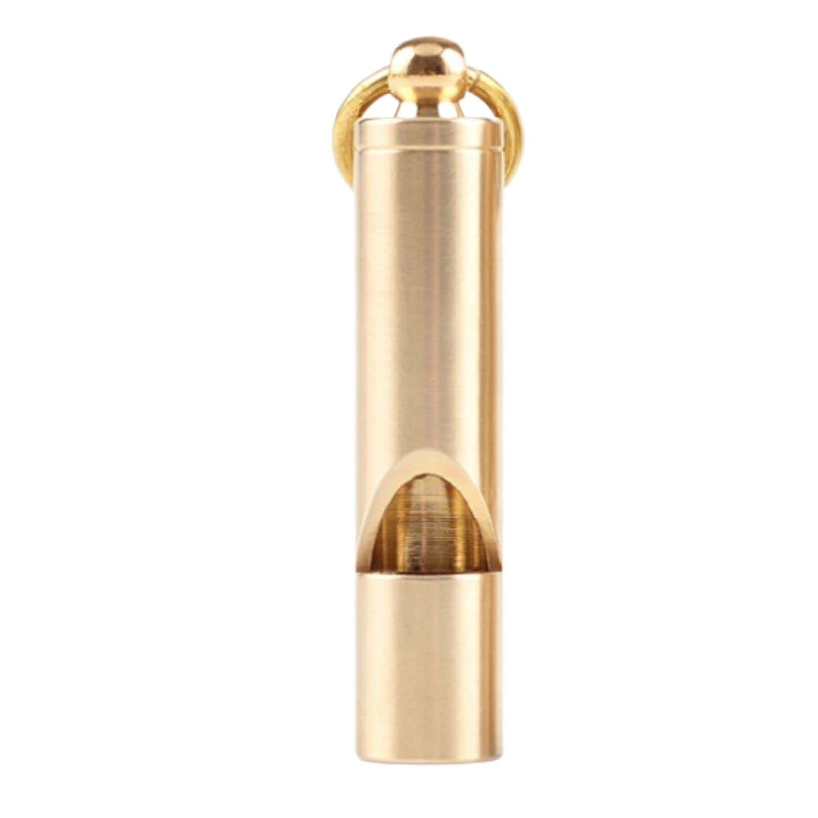 Loudest Brass Whistle Best Premium Emergency Whistle 125db+ One Piece Outdoor Survival Whistle On Key-Chain or Hang Around Your Neck and Carry it Anywhere! - Image 10