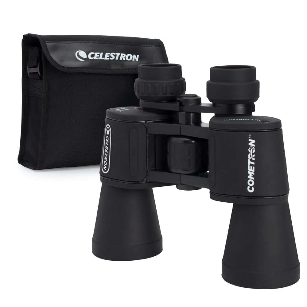 Celestron - Cometron 7x50 Astronomy Binoculars – Entry-Level for Stargazing and Comet Watching – Large 50mm Objective Lenses – Wide 6.6° Field of View – Multi-Coated Optics - Image 1