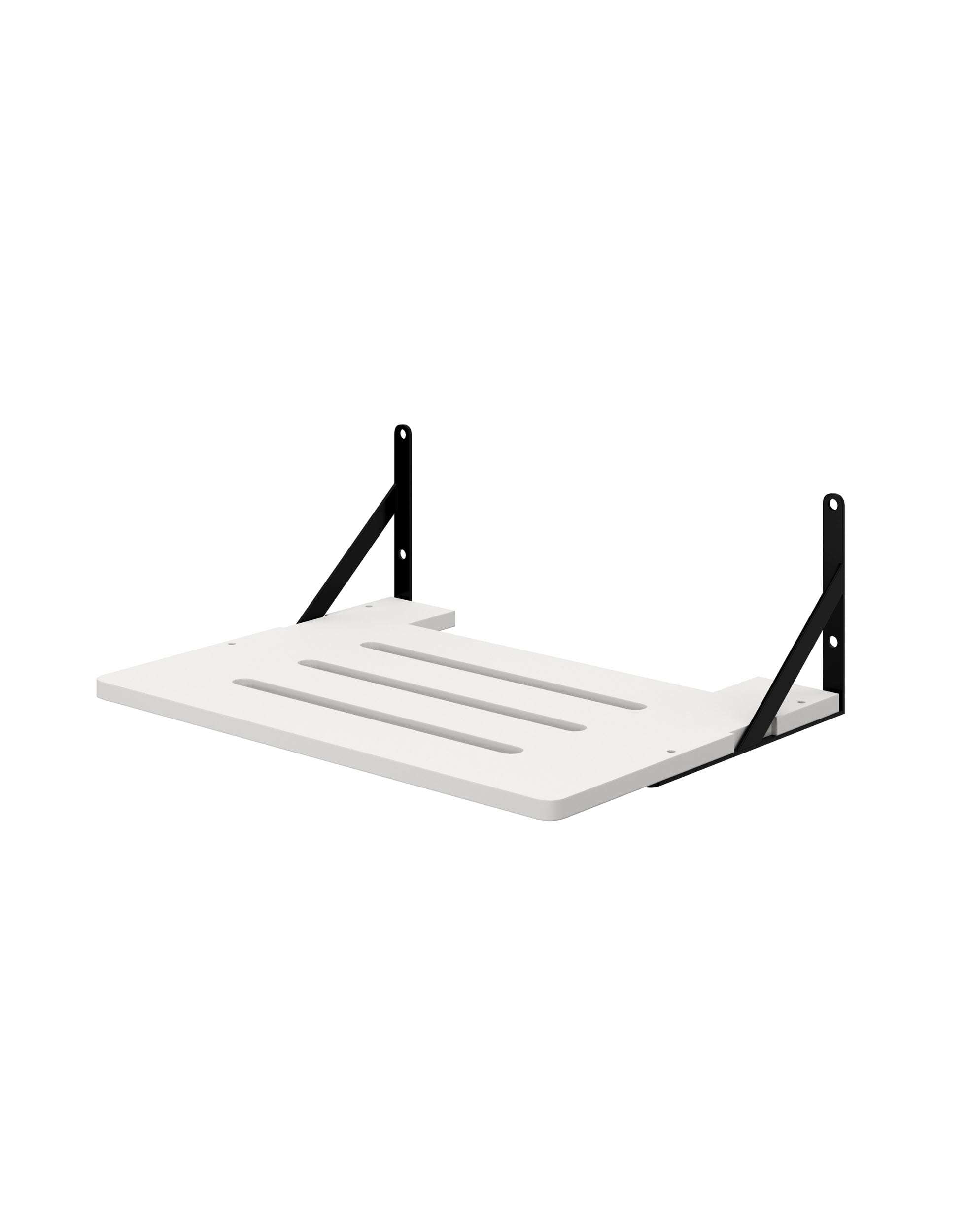 AREAJD Black White Small Mini Projector Shelf for Wall, Cable Box/Router Shelf,Floating Projector Mount, Holder Stand Accessories - Image 8