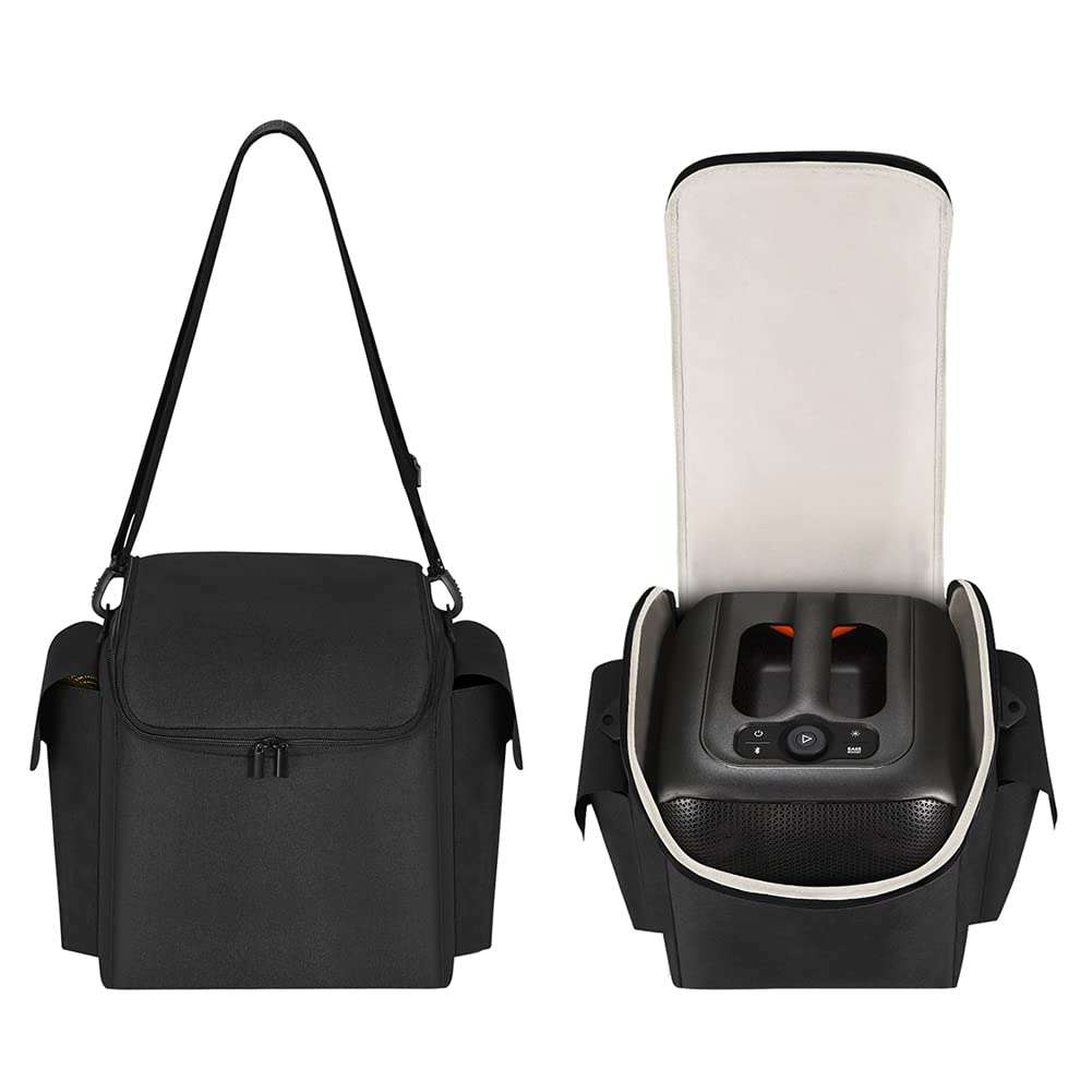 Rummyluck Case for JBL Partybox Encore Essential, Tote Bag for JBL Partybox Encore Essential,Portable Carrying Cover Handbag With Microphone Tablet Cable Storage Pockets - Image 1