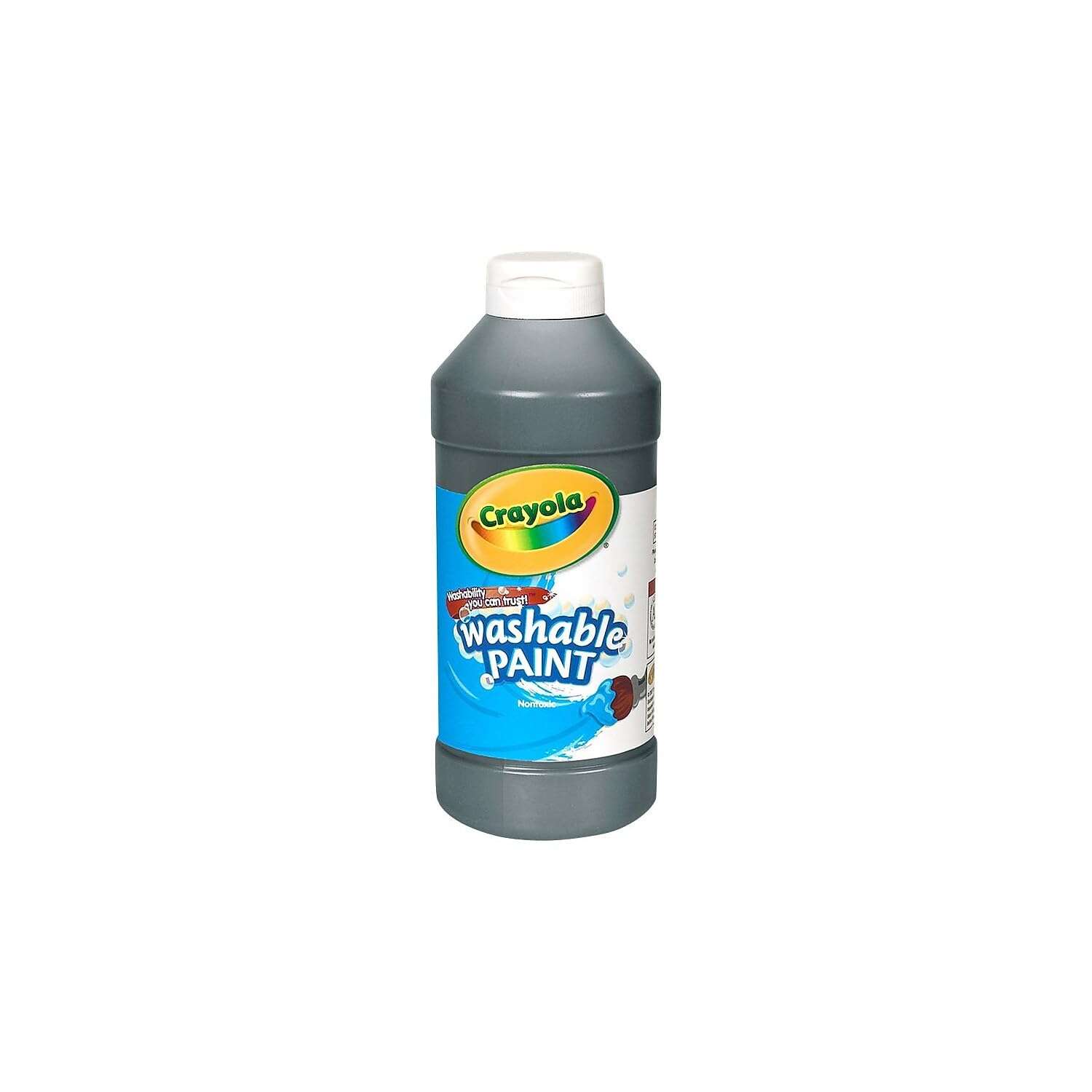 Crayola Washable Paint for Kids (12ct), Teacher Supplies, School Classroom Must Have, Bulk Paint Set, Nontoxic Kids Arts & Crafts Essentials, 16 Oz - Image 5