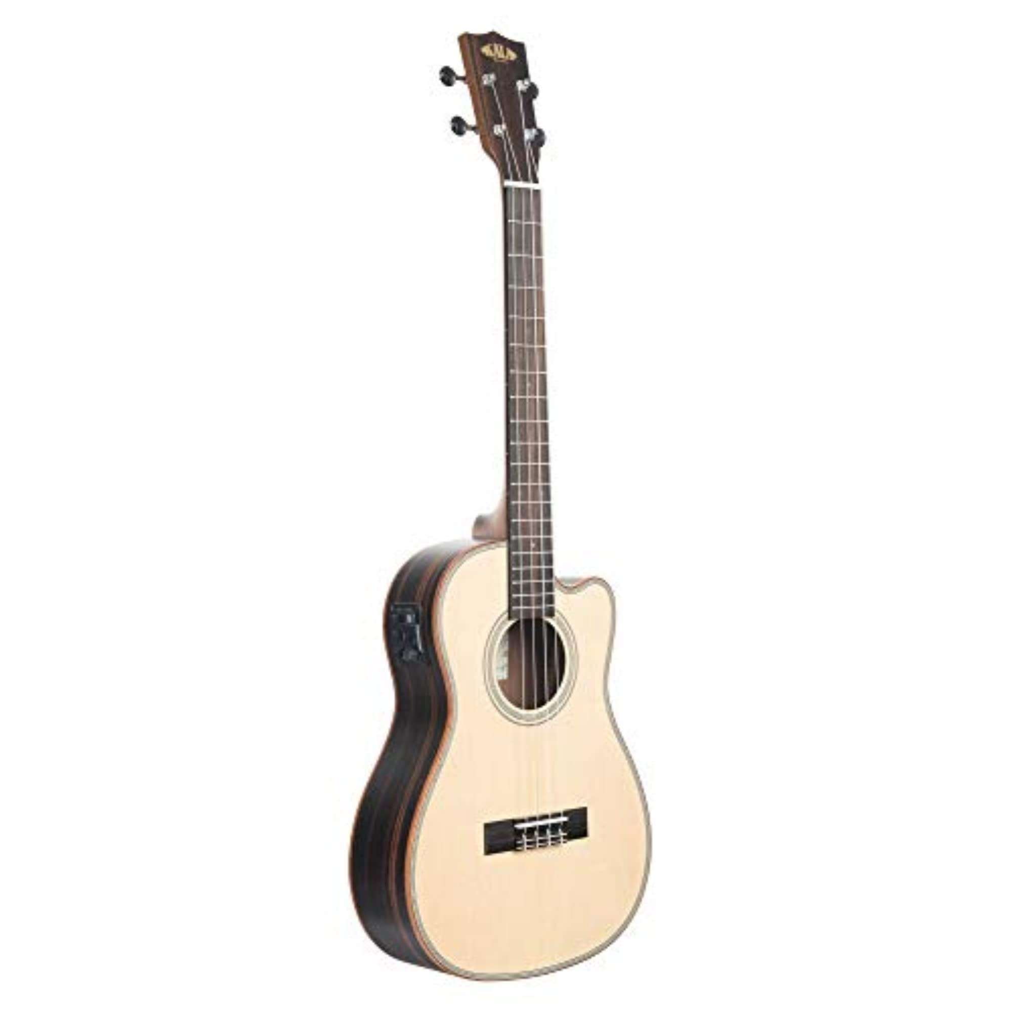 Solid Spruce Striped Ebony Baritone Cutaway w/EQ - Image 1