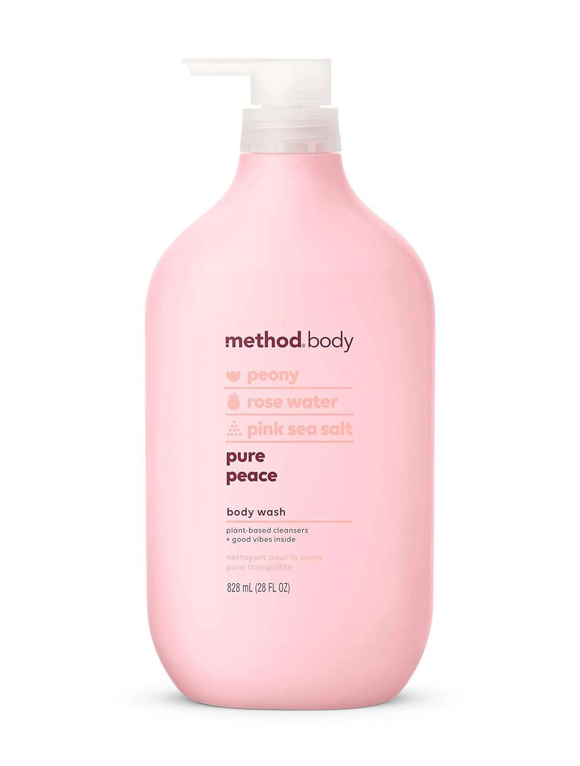 Method Body Wash, Pure Peace, Paraben and Phthalate Free, Biodegradable Formula, 28 oz (Pack of 1) - Image 1
