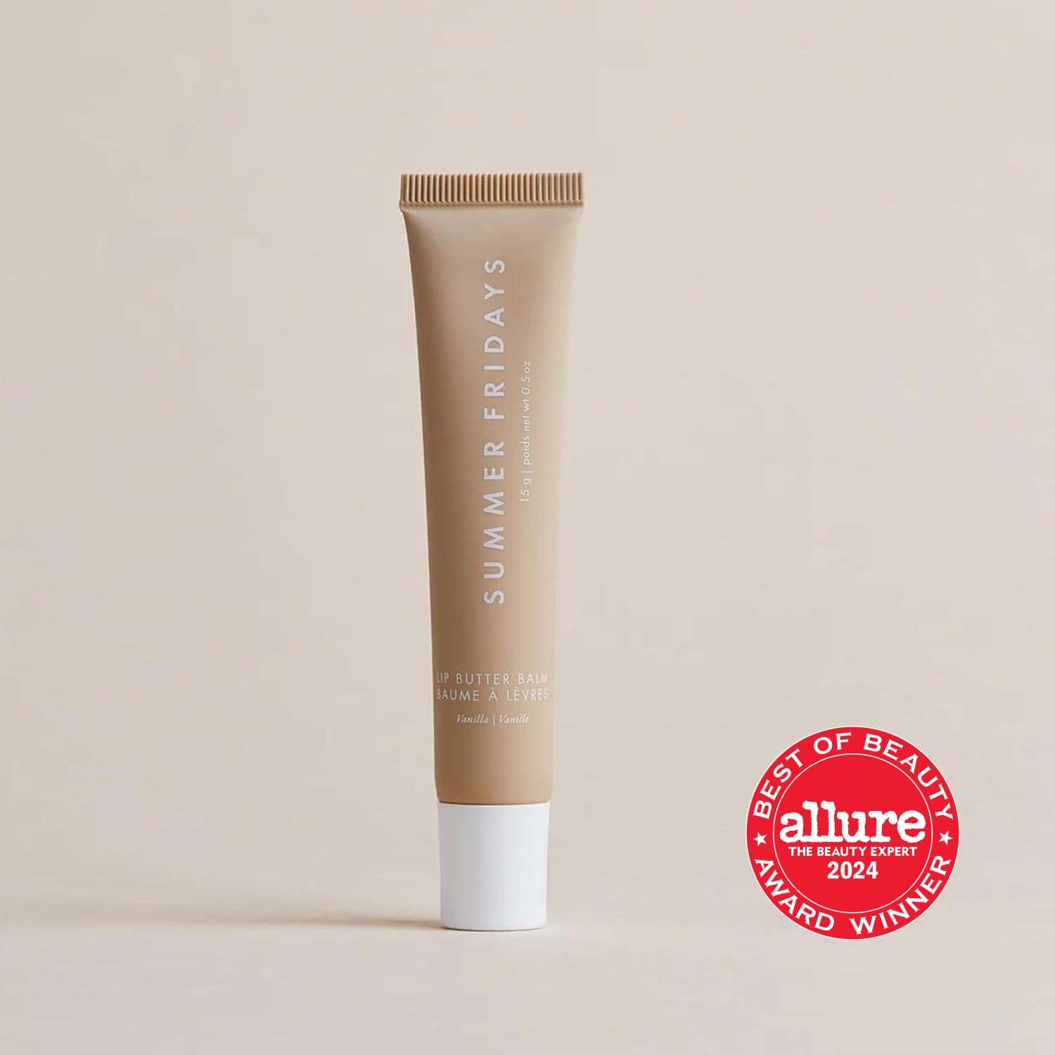 Summer Fridays Lip Butter Balm - Conditioning Lip Mask and Lip Balm for Instant Moisture, Shine and Hydration - Sheer-Tinted, Soothing Lip Care - Vanilla (.5 Oz) - Image 3
