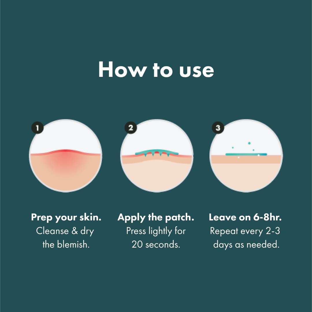 Mighty Patch Micropoint Large Hydrocolloid Pimple Patches for Face Blemishes from Hero Cosmetics, Acne Stickers for Early Stage Zits & Hidden Pimples, 395 Proprietary Micropoints, 8 Count - Image 6