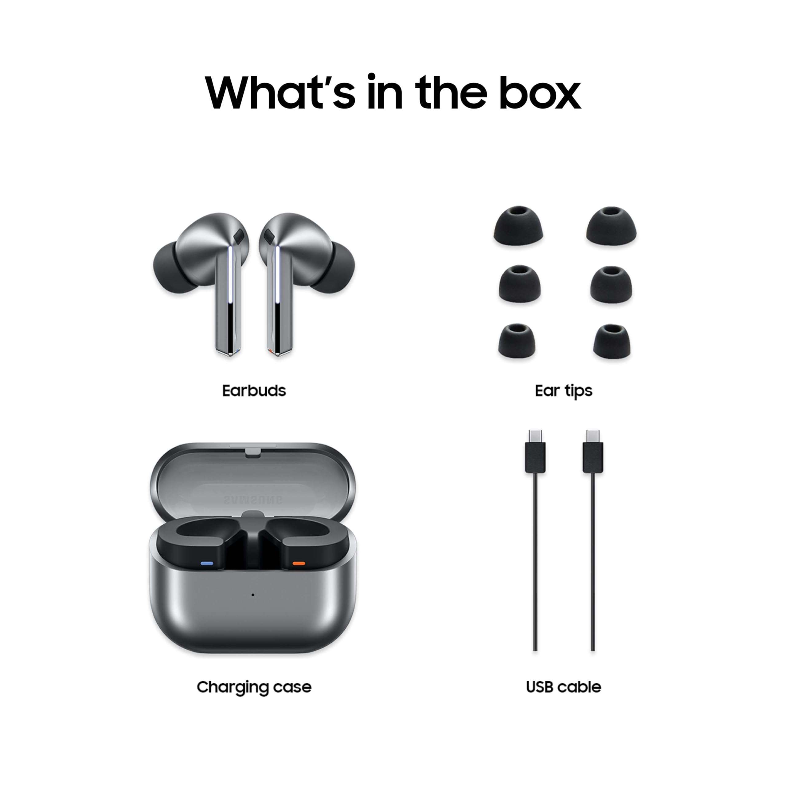 Samsung Galaxy Buds 3 Pro AI True Wireless Bluetooth Earbuds, Noise Cancelling, Sound Optimization, Redesigned Comfort Fit, Silver [US Version, Amazon Exclusive, 2Yr Warranty] - Image 12