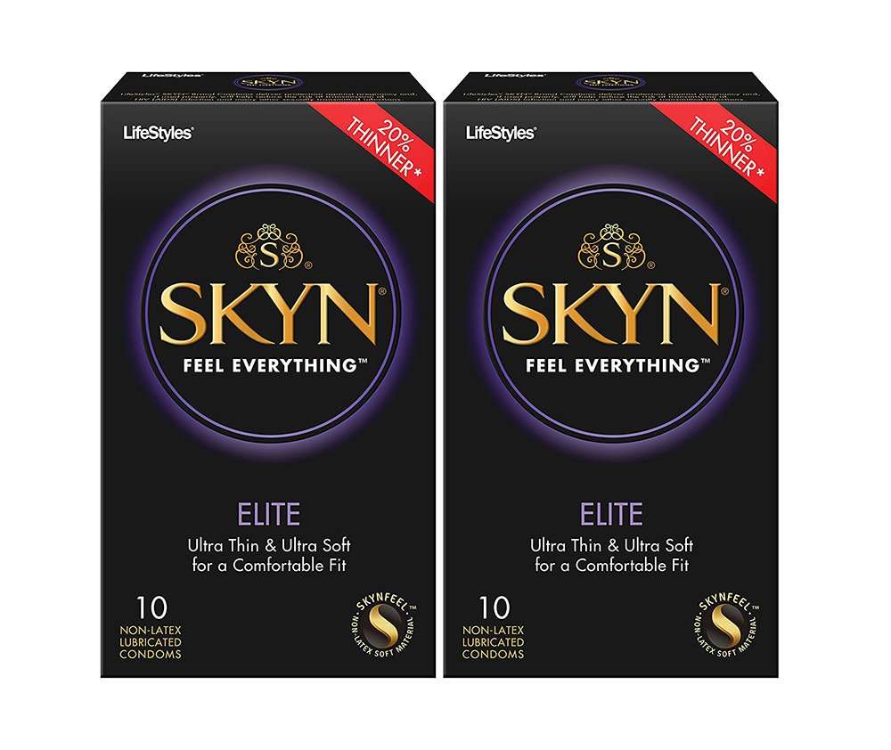 Lifestyles SKYN Elite Condoms, 2 Boxes (10 Condoms) - Image 1