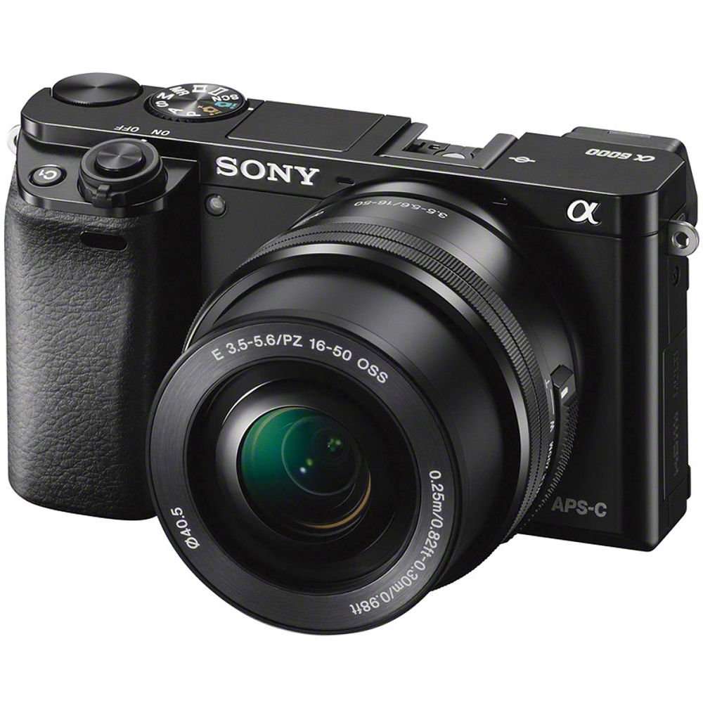 Sony Alpha a6000 Mirrorless Digital Camera 24.3MP SLR Camera with 3.0-Inch LCD (Black) w/16-50mm Power Zoom Lens - Image 9