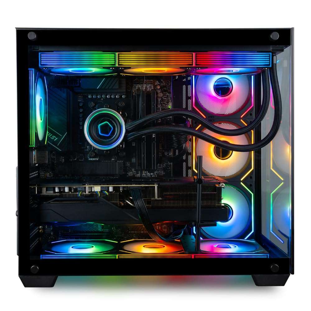 Panorama XL RTX 5090 Gaming Desktop - Intel Core i9-14900KF, 192GB DDR5 RAM, 4TB NVMe Gen4 SSD, 12TB HDD, WiFi 6E, HDMI + DP, RJ45, Windows 11 Pro - Best 2024 RGB Prebuilt Computer for Gamers - Image 5