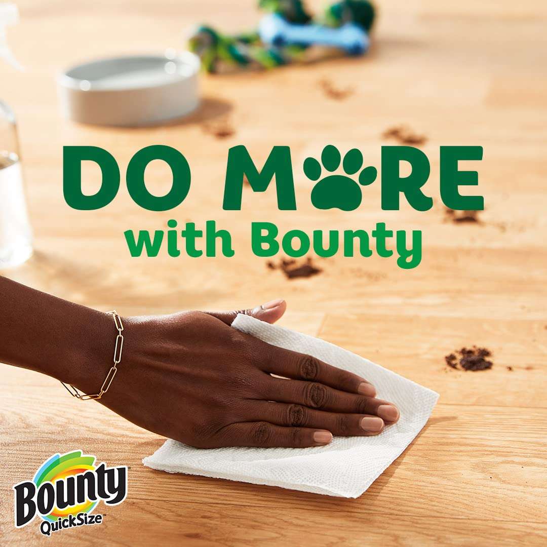 Bounty Select-A-Size Paper Towels, 2 Double Plus Rolls, White, 113 Sheets Per Roll - Image 5