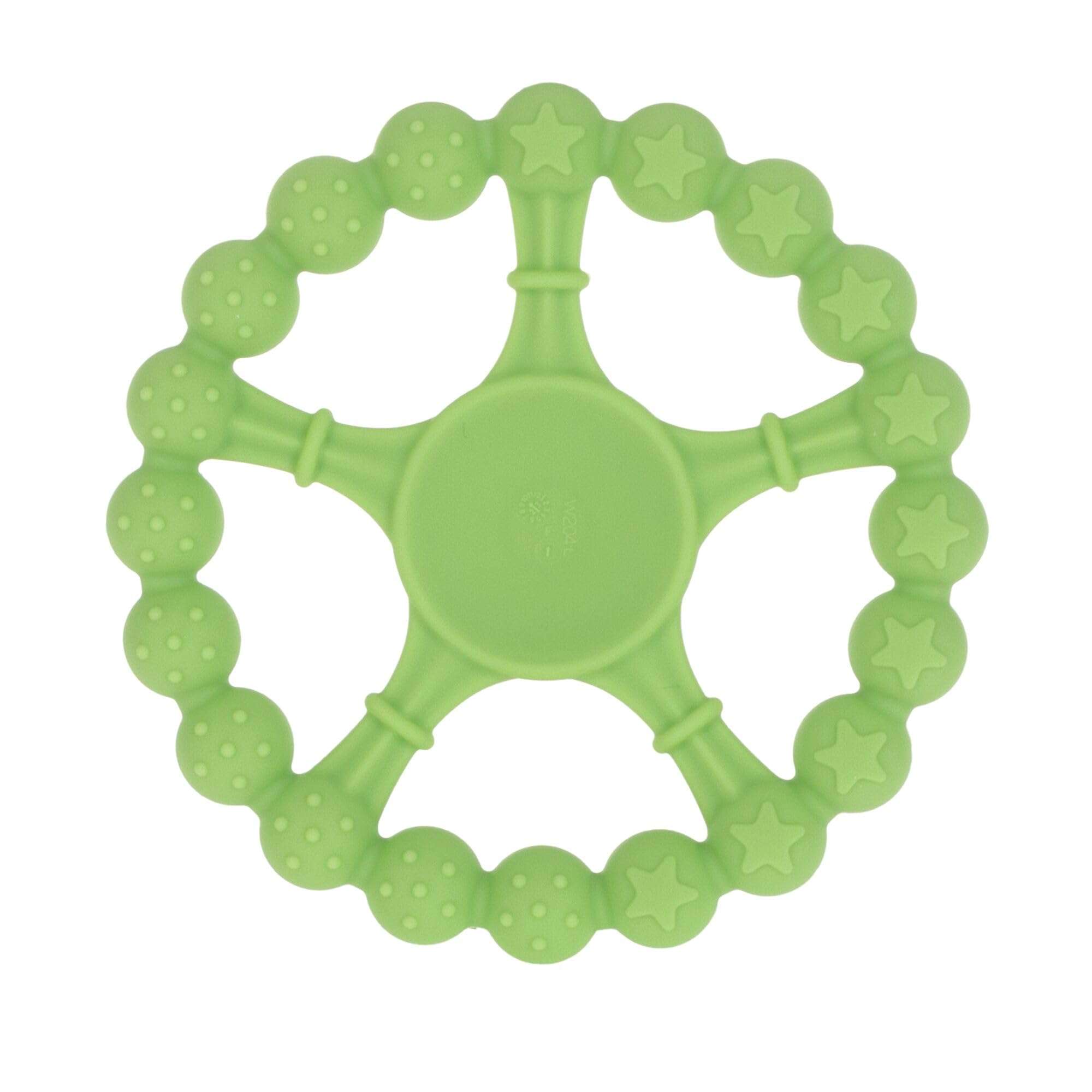 Nuby Silicone Wheel Teether - 3+ Months - Soft, Multi-Textured Baby Teething Toy - Natural Teething Relief for Babies - Image 2