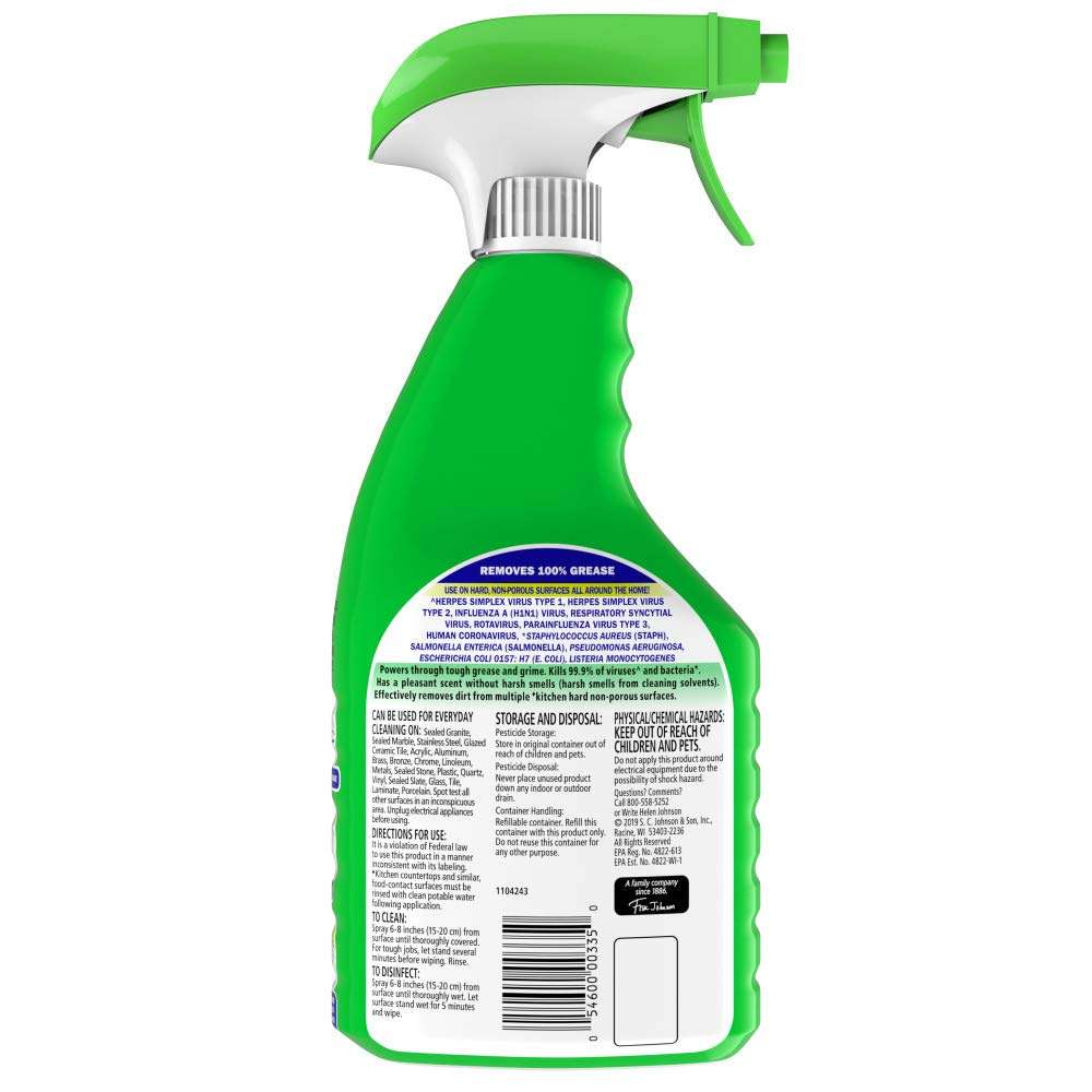 Fantastik All-Purpose Cleaner Trigger, Lemon Scent, 32 fl oz - Image 2