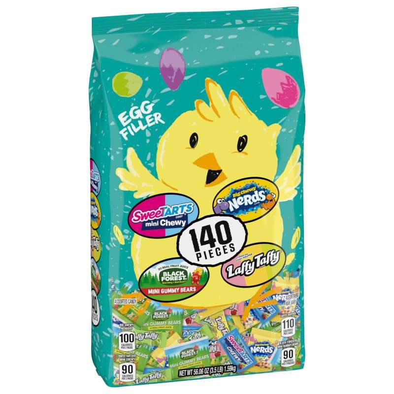 SweeTARTS Easter Chick Mix, Mixed Candy Bag, 56oz (140 Count) - Image 1