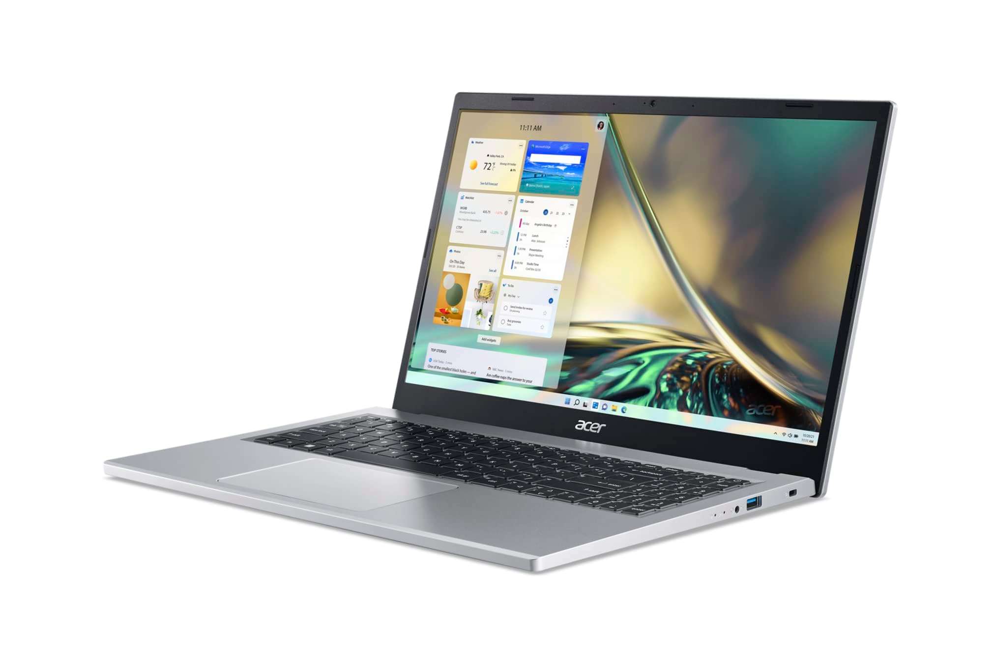 Acer Aspire 3 A315-24P-R7VH Slim Laptop | 15.6" Full HD | AMD Ryzen 3 7320U Quad-Core | AMD Radeon Graphics | 8GB LPDDR5 | 128GB NVMe SSD | Wi-Fi 6 | Windows 11 Home - Image 8