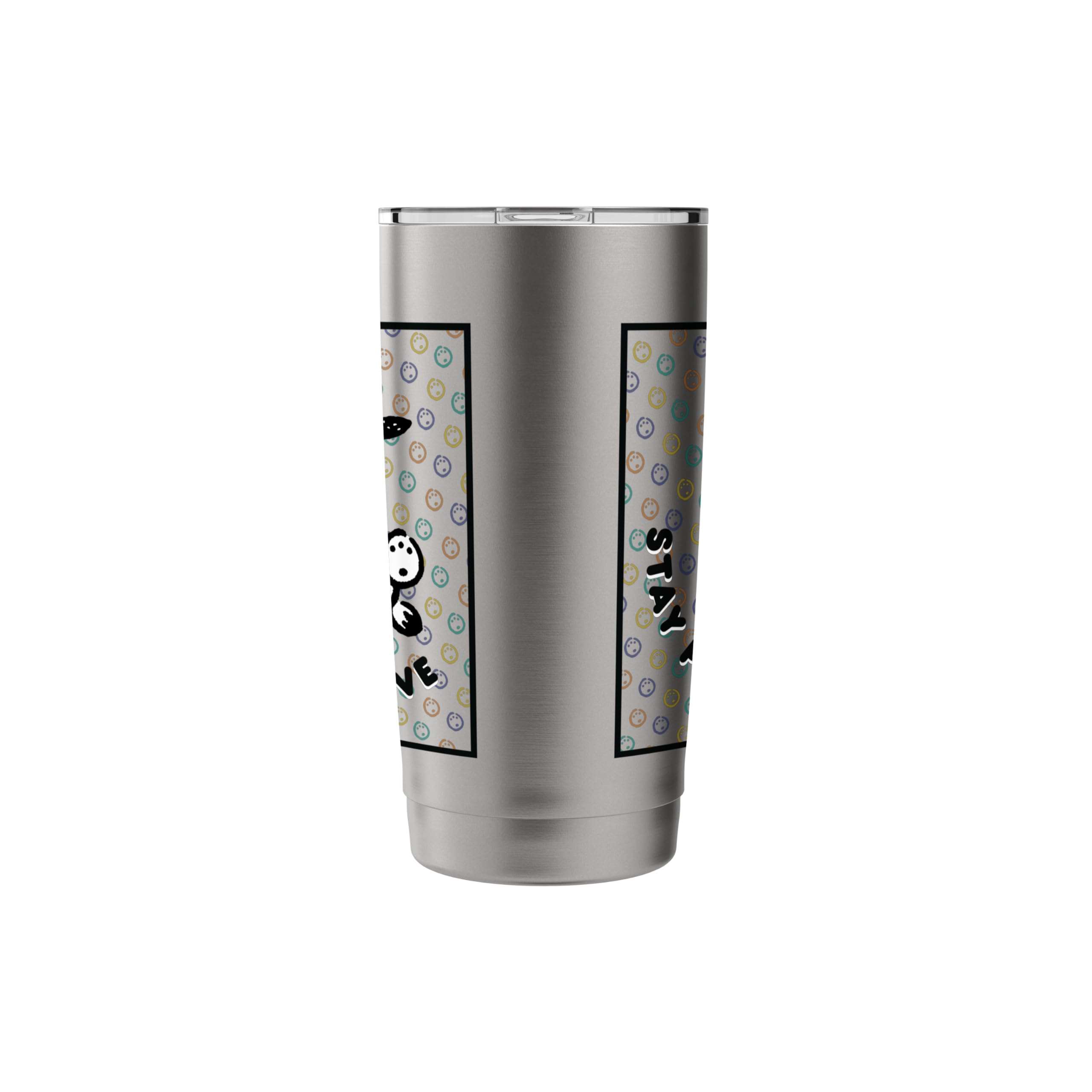 Pochacco Stay Paw-sitive Positive Good Energy Fun Vibes Stainless Steel Insulated Tumbler - Image 5