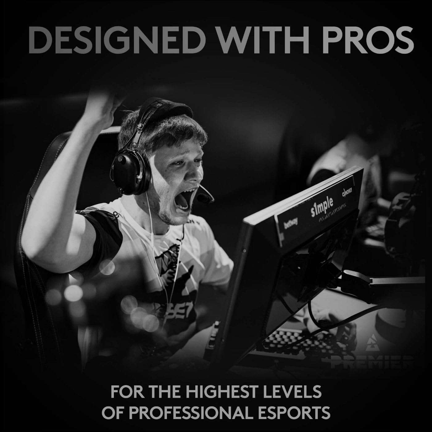 Logitech G PRO X SUPERLIGHT Wireless Gaming Mouse, Ultra-Lightweight, HERO 25K Sensor, 25,600 DPI, 5 Programmable Buttons, Long Battery Life, Compatible with PC / Mac - Black - Image 2