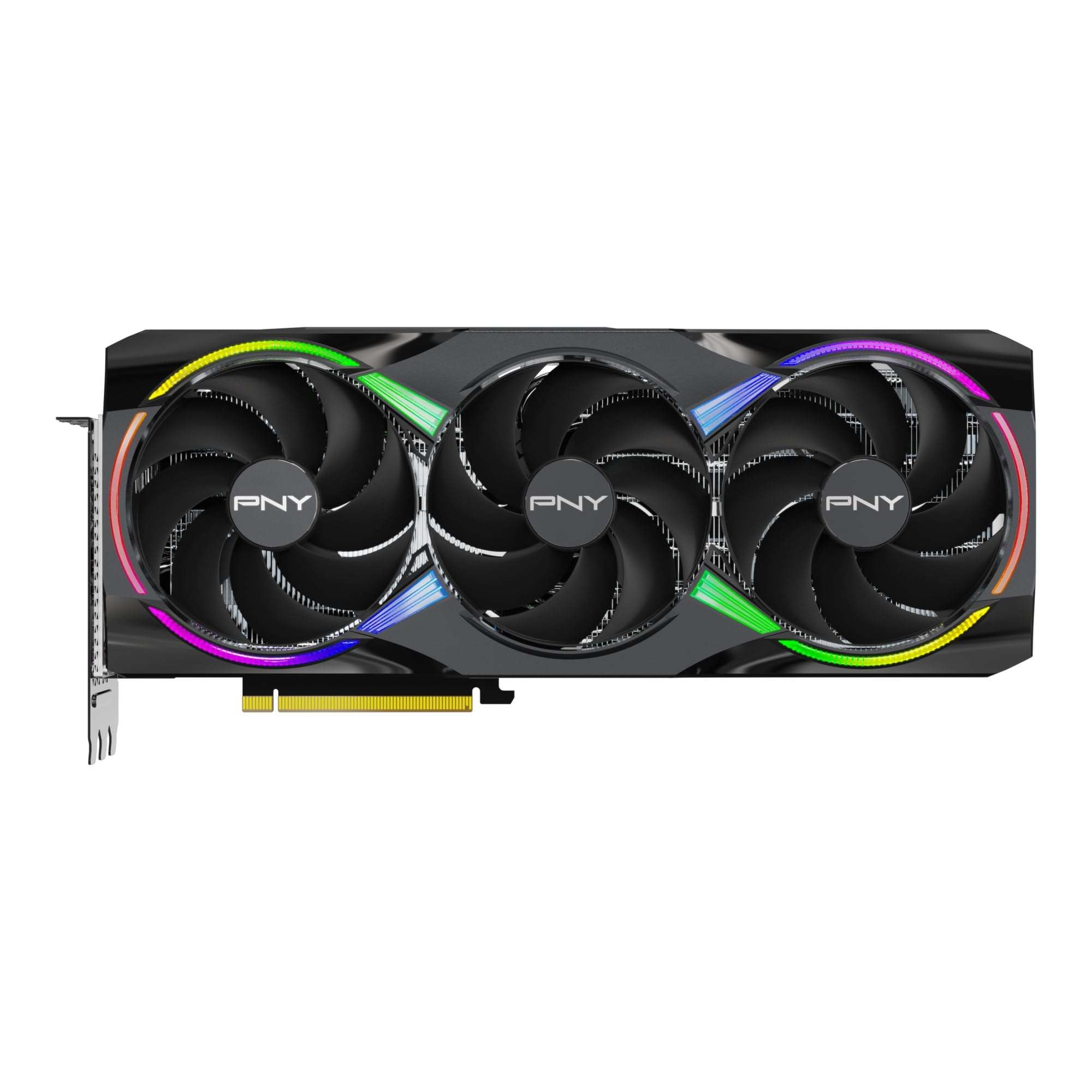 PNY NVIDIA GeForce RTX™ 5080 Epic-X™ ARGB OC Triple Fan, Graphics Card (16GB GDDR7, 256-bit, Boost Speed: 2775 MHz, PCIe® 5.0, HDMI®/DP 2.1, 2.99-Slot, NVIDIA Blackwell Architecture, DLSS 4) - Image 9
