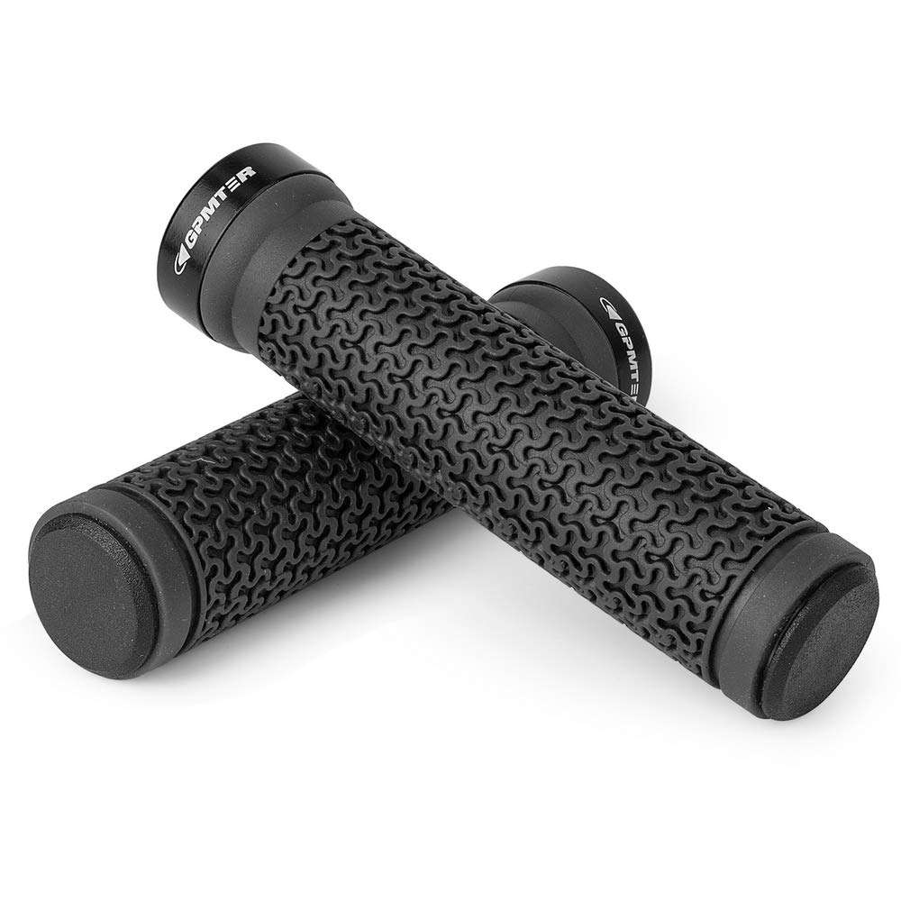 GPMTER Bike Handlebar Grips, Single Lock on Bicycle Handle Bar, for BMX, Mountain, MTB, Beach Cruiser, Scooter, Folding Bike, Soft Non-Slip-Rubber Hand Grip Comfortable Ergonomic - Image 6