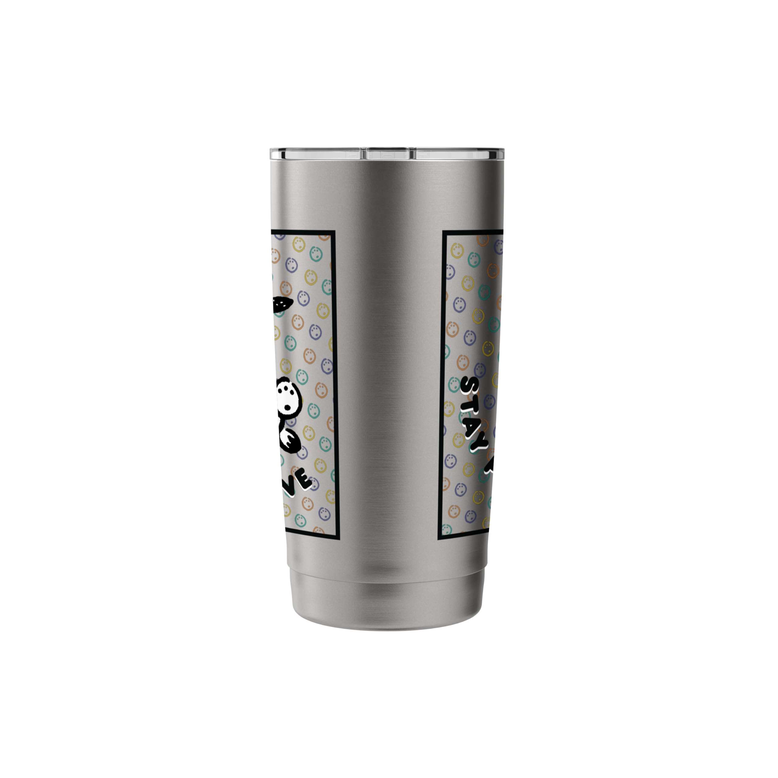 Pochacco Stay Paw-sitive Positive Good Energy Fun Vibes Stainless Steel Insulated Tumbler - Image 3