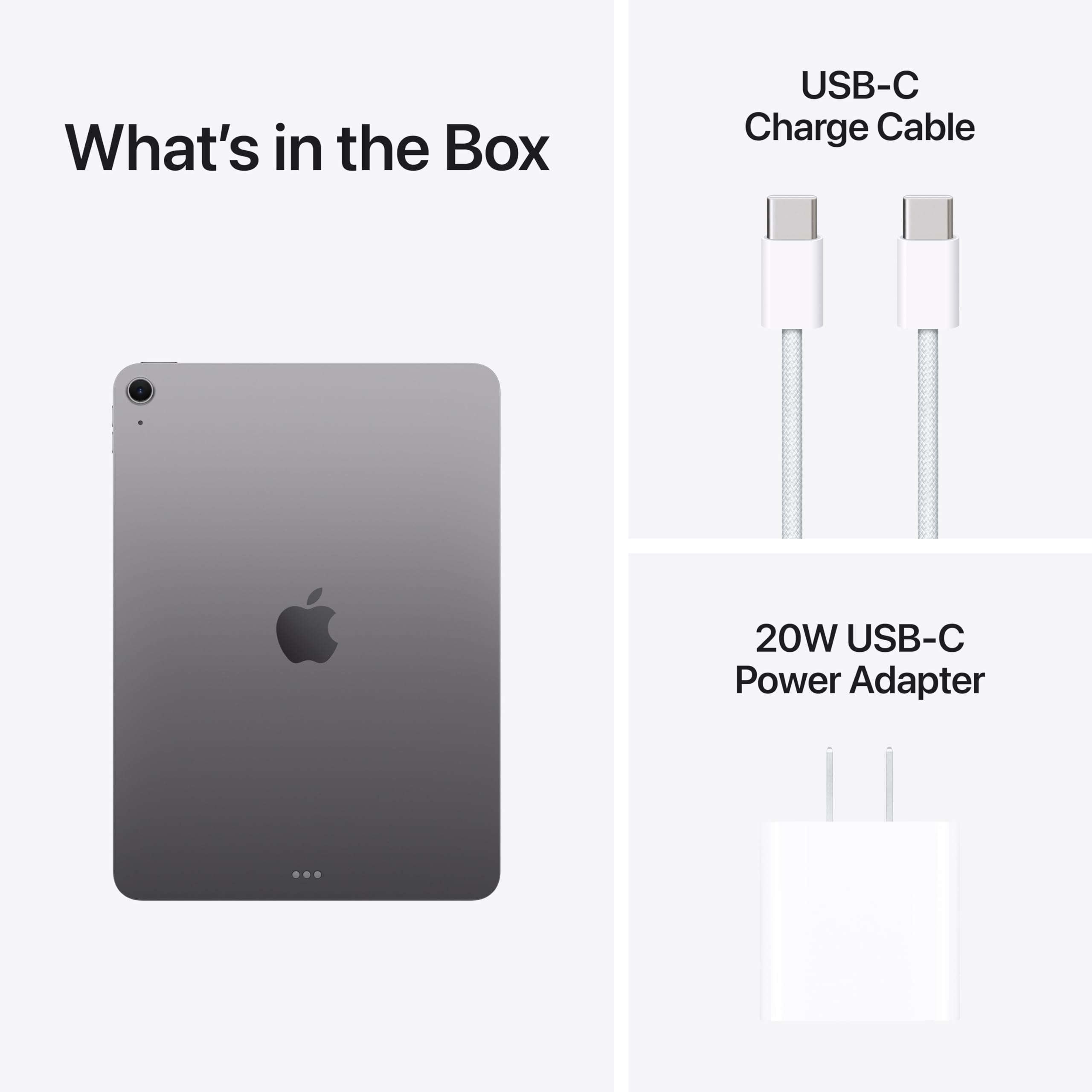 Apple iPad Air 11-inch with M3 chip Built for Apple Intelligence, Liquid Retina Display, 128GB, 12MP Front/Back Camera, Wi-Fi 6E, Touch ID, All-Day Battery Life — Space Gray - Image 6