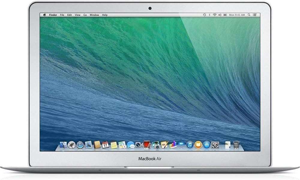 Apple Mid 2017 MacBook Air with 2.2GHz Intel Core i7, 13-inch, 8GB RAM, 128GB SSD, Silver (Renewed) - Image 1