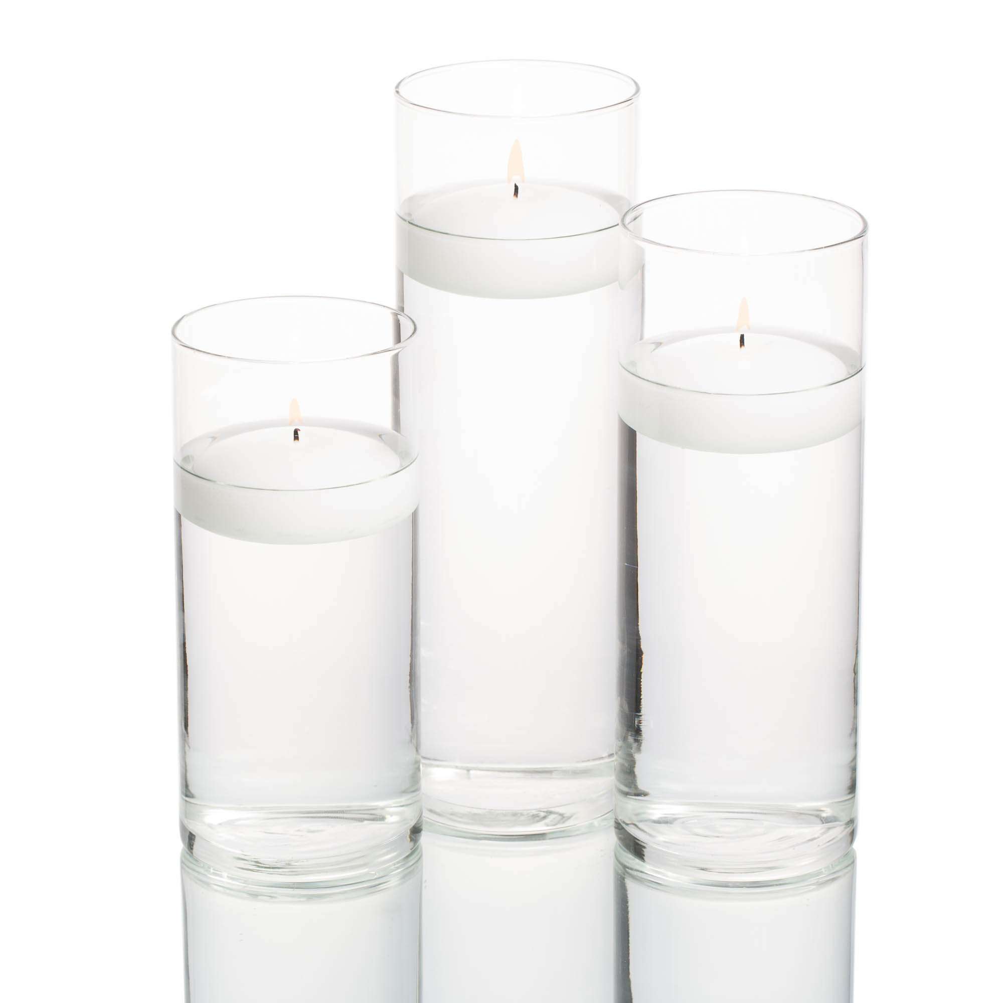 Eastland Glass Cylinder Vases 36 Pack. 7.5" | 9" | 10.5" Heights. Perfect Wedding Event Restaurant Church Decor - Image 3