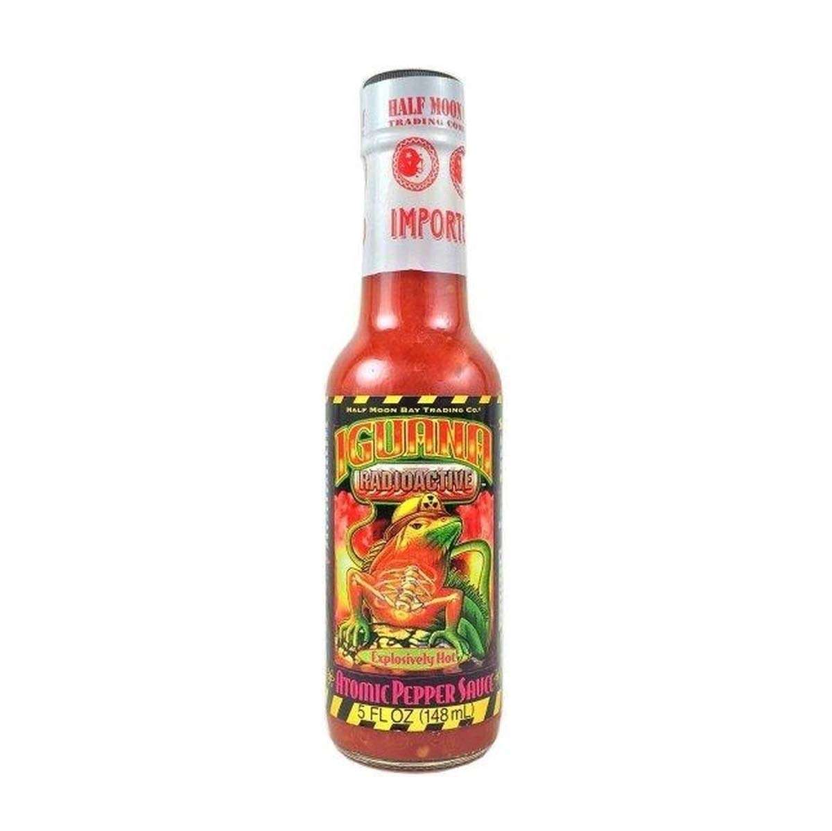 Iguana Hot Sauce, Radioactive Atomic Pepper, 5 fl oz - Image 1