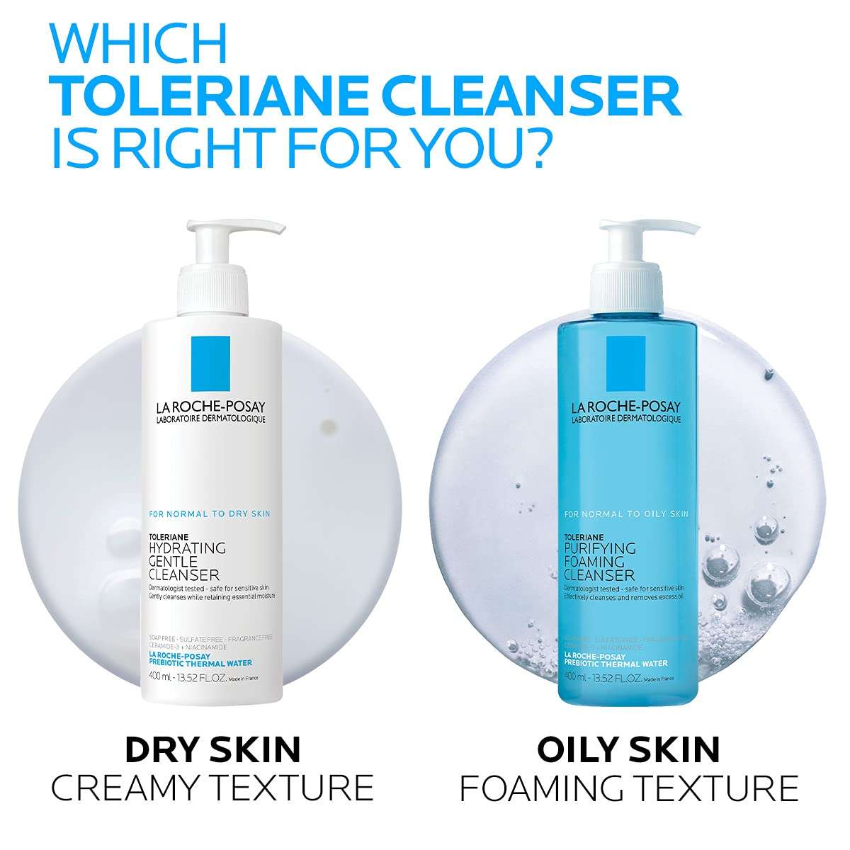 La Roche-Posay Toleriane Purifying Foaming Facial Cleanser, Oil Free Face Wash for Women & Men with Niacinamide + Ceramides, Pore Cleanser Safe For Sensitive Skin, Won’t Dry Out Skin, Soap Free - Image 7