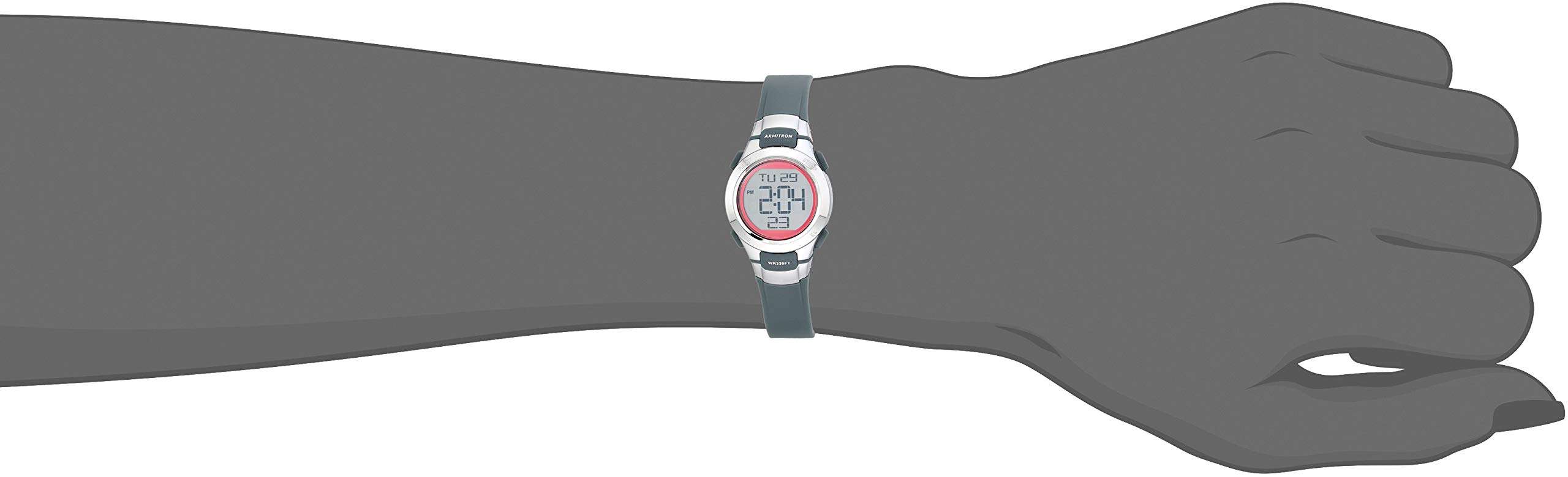Armitron Sport Women's Digital Chronograph Resin Strap Watch, 45/7012 - Image 4