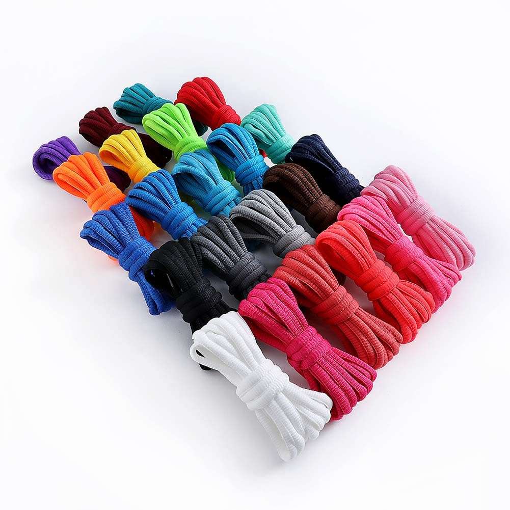 VSUDO Oval Shoe Laces for Sneakers, Basketball Shoelaces, Running Sport Shoestrings or Athletic Shoe Strings - Image 6