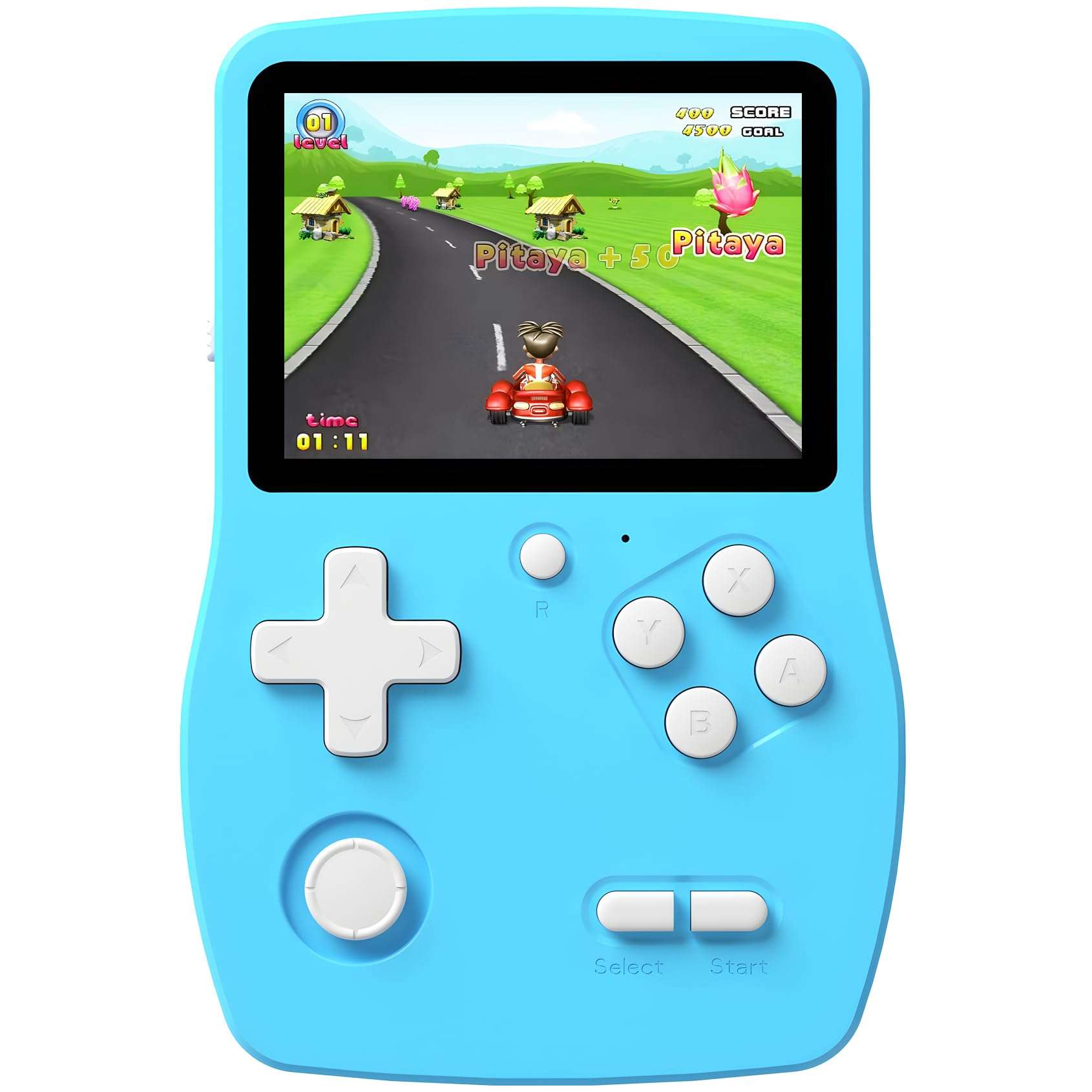 32 Bit Handheld Games for Kids Preloaded 139 Video Games, Portable Video Gaming Player with 3.0" IPS Screen and Rechargeable Battery, Mini Travel Games Electronic Gifts Toys for Boys Girls, Blue - Image 1