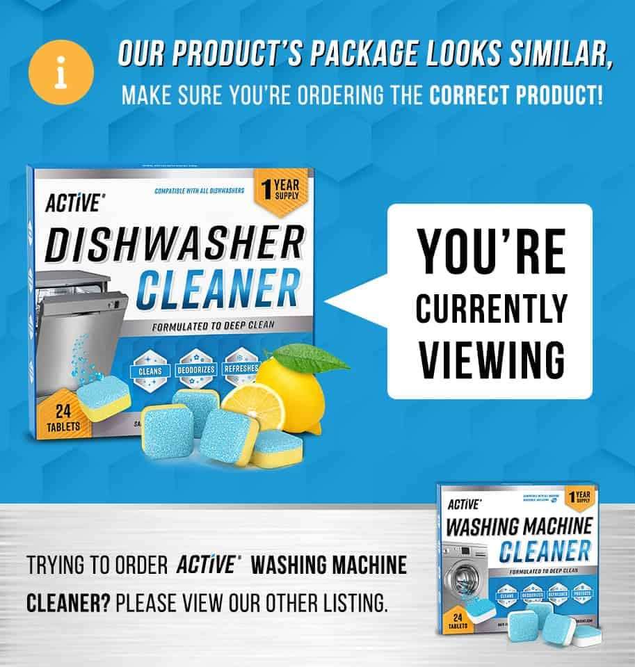 Dishwasher Cleaner And Deodorizer Tablets - 24 Pack Deep Cleaning Descaler Pods for Dish Washer Machine, Heavy Duty, Septic Safe, Natural Limescale Remover, Calcium, Odor, Smell - 12 Month Supply - Image 7